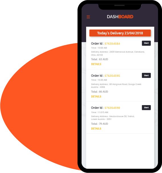 Delivery Driver Side app for Zomato like app