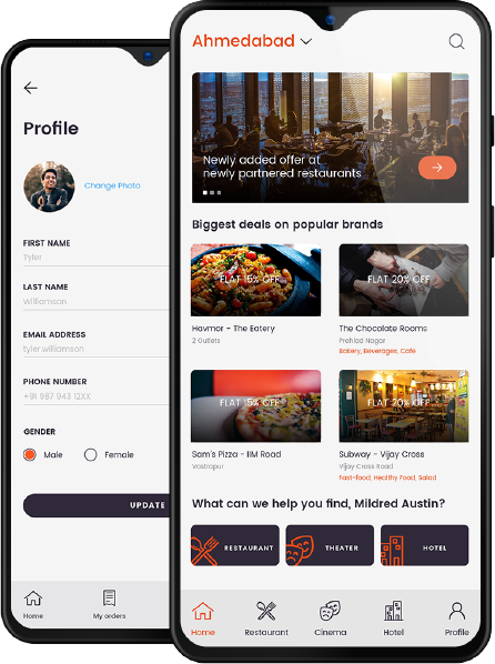 Food delivery app like Zomato