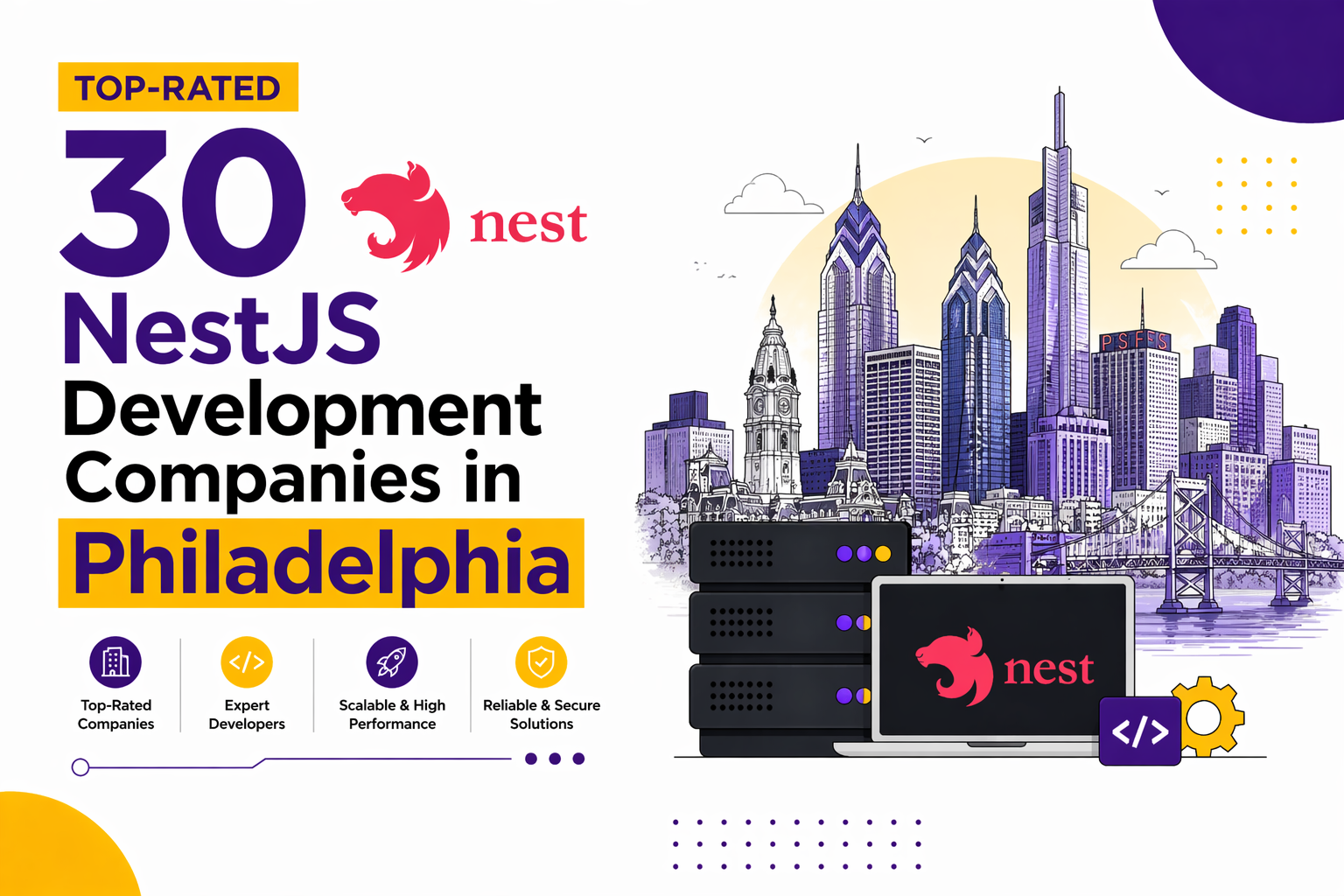 Top-Rated 30 NestJS Development Companies in Philadelphia