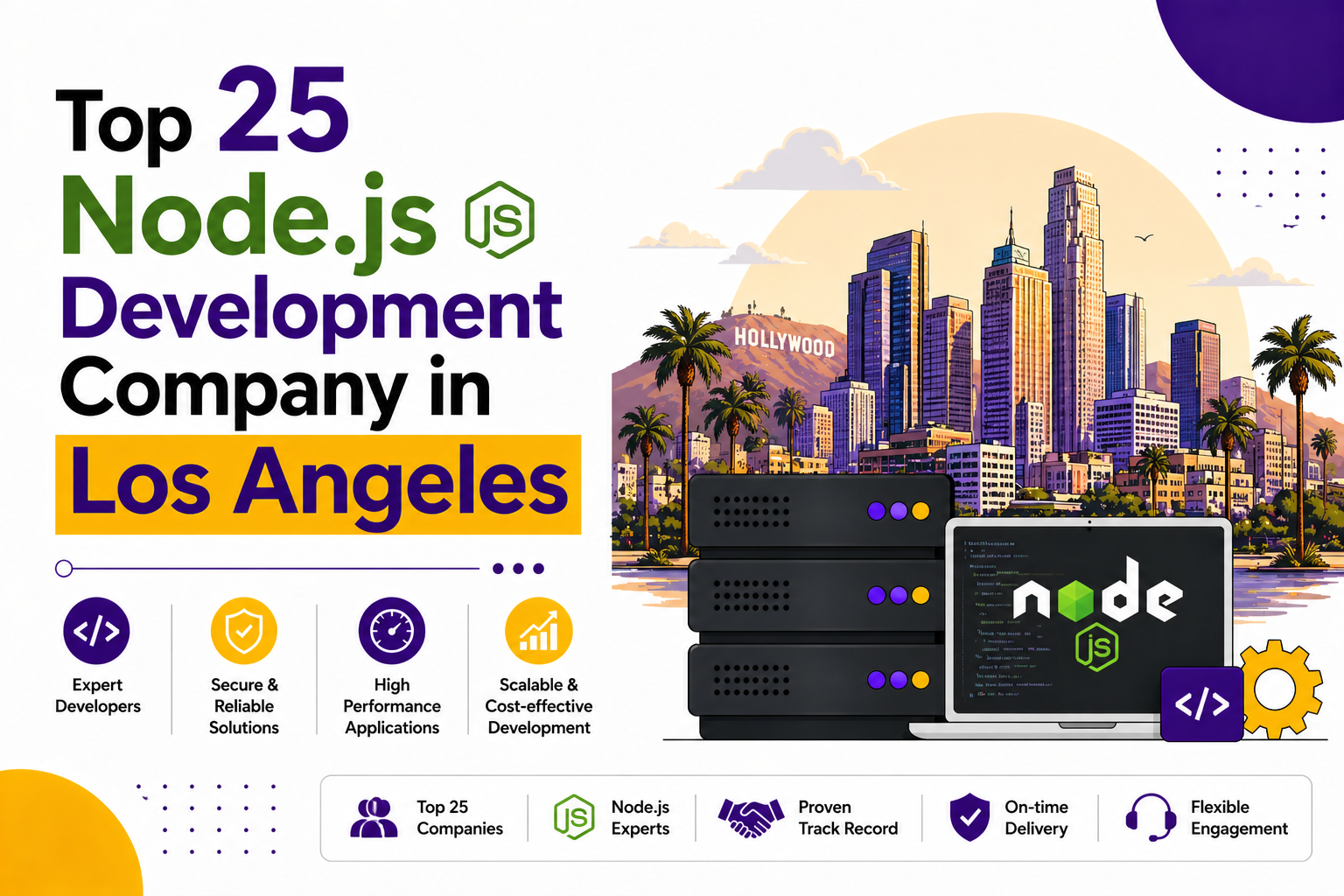 Top 25 Node.js Development Company in Los Angeles