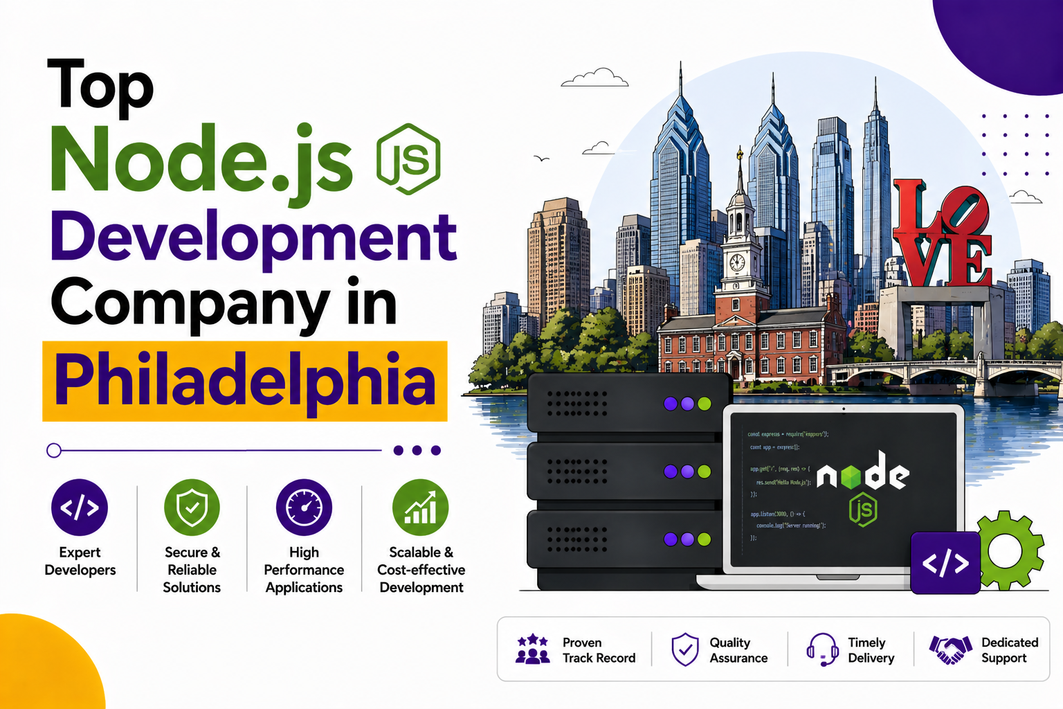 Top Node.js Development Company in Philadelphia