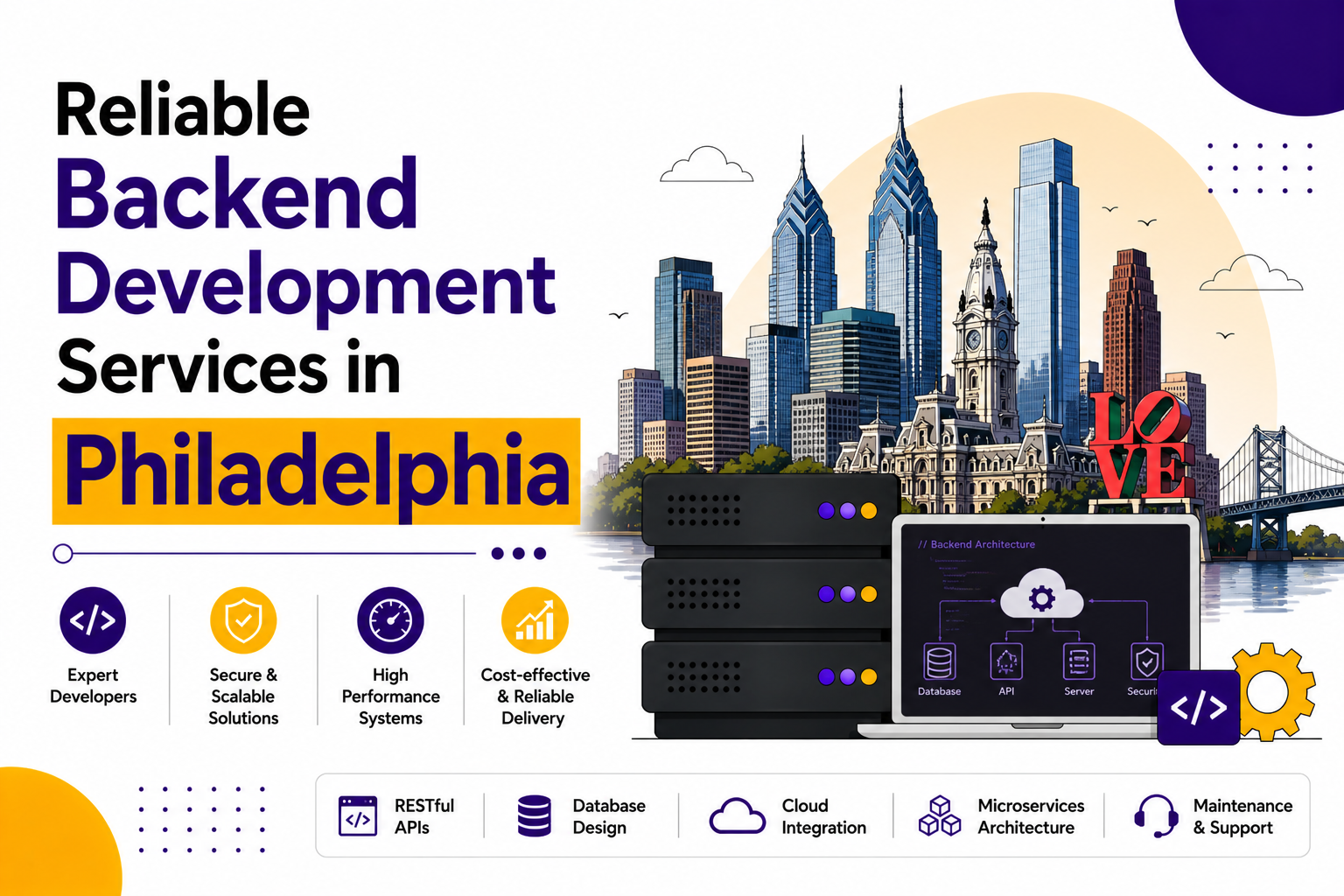 Reliable Backend Development Services in Philadelphia