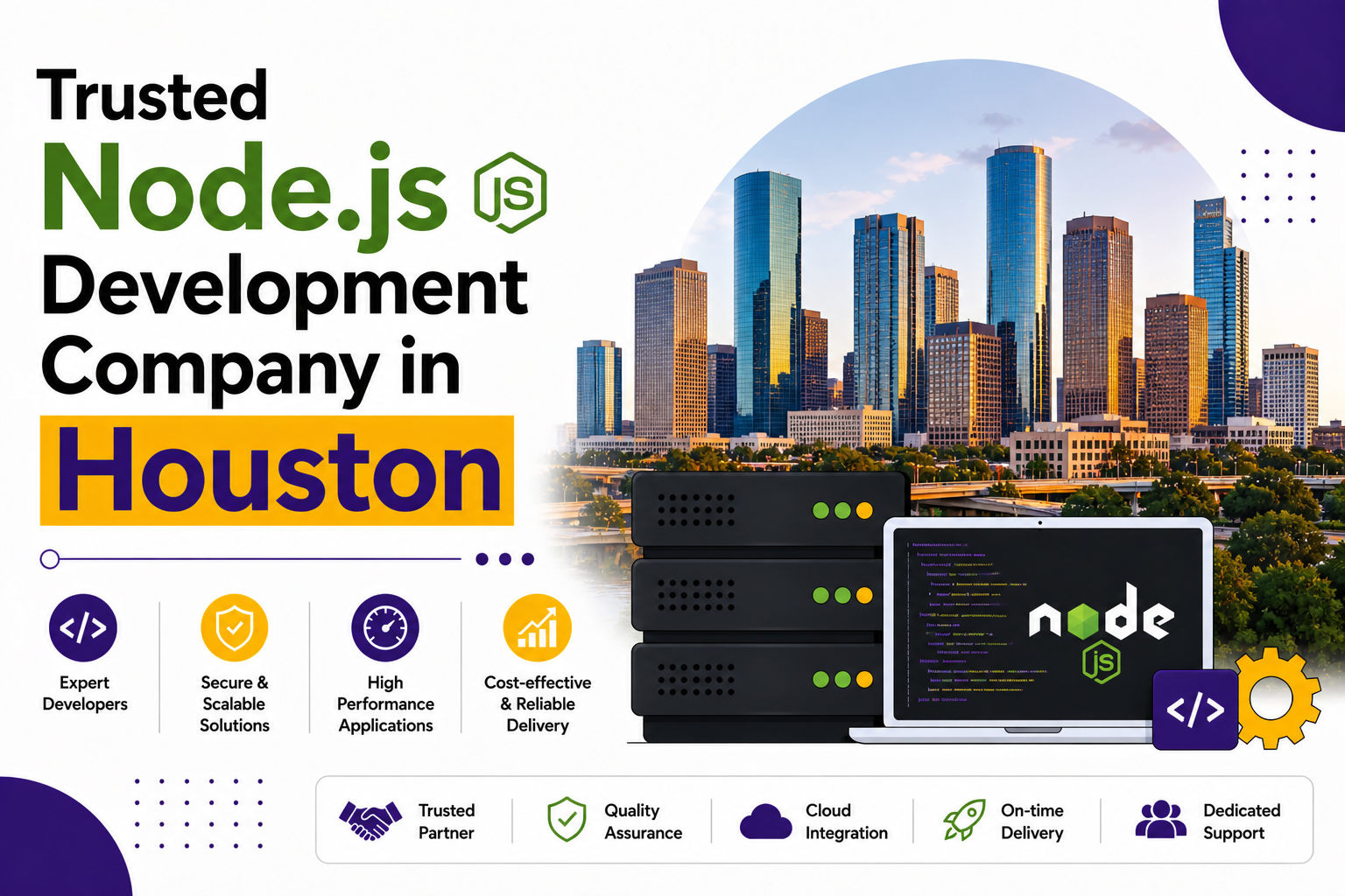 Trusted Node.js Development Company in Houston