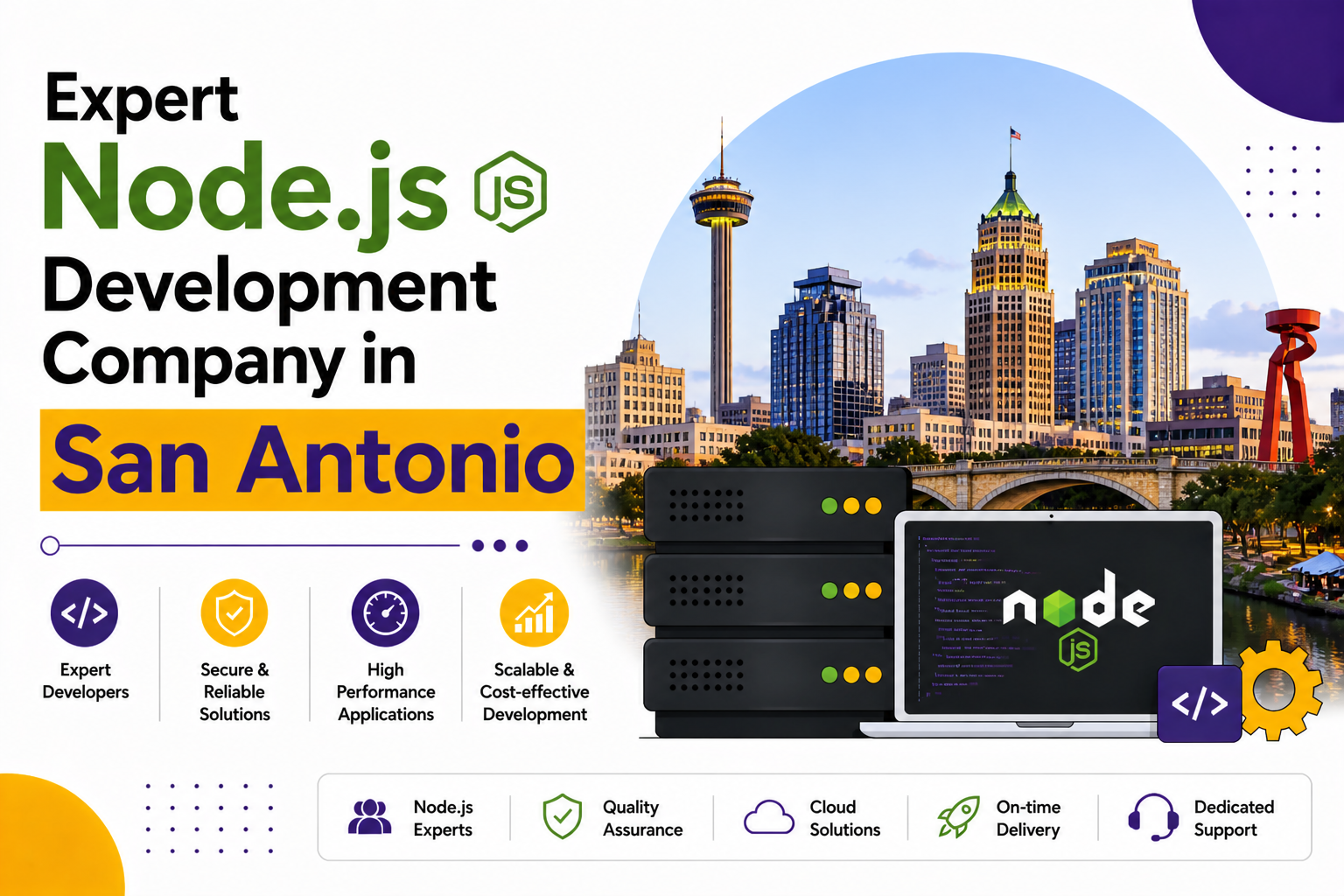 Expert Node.js Development Company in San Antonio 