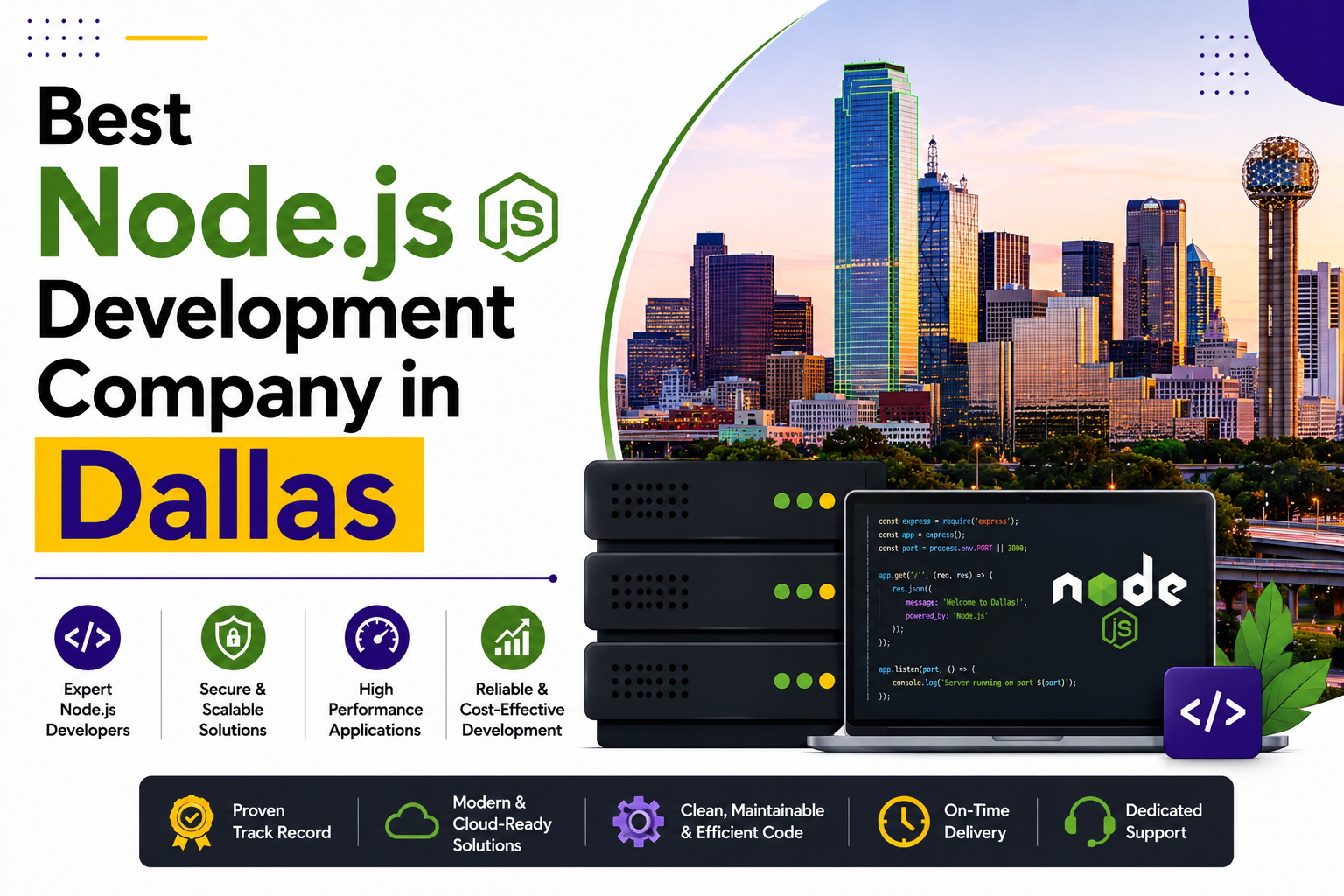 Best Node.js Development Company in Dallas
