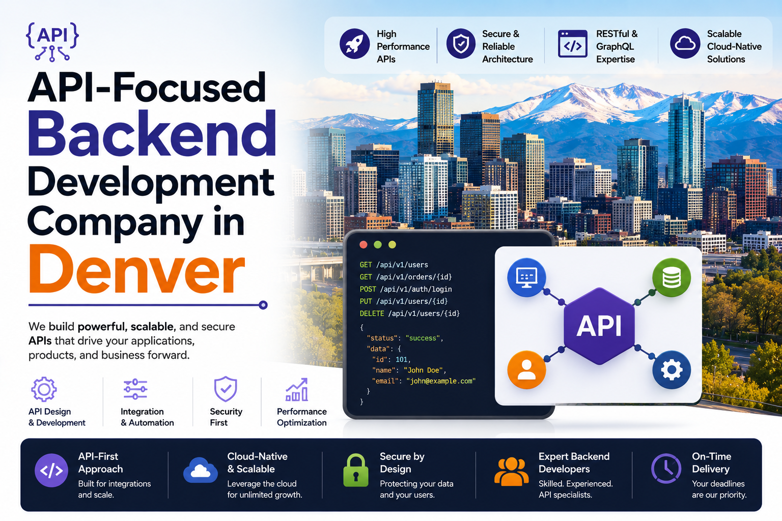 API-Focused Backend Development Company in Denver