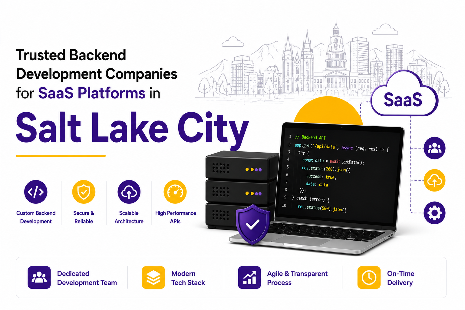 Trusted Backend Development Companies for SaaS Platforms in Salt Lake City