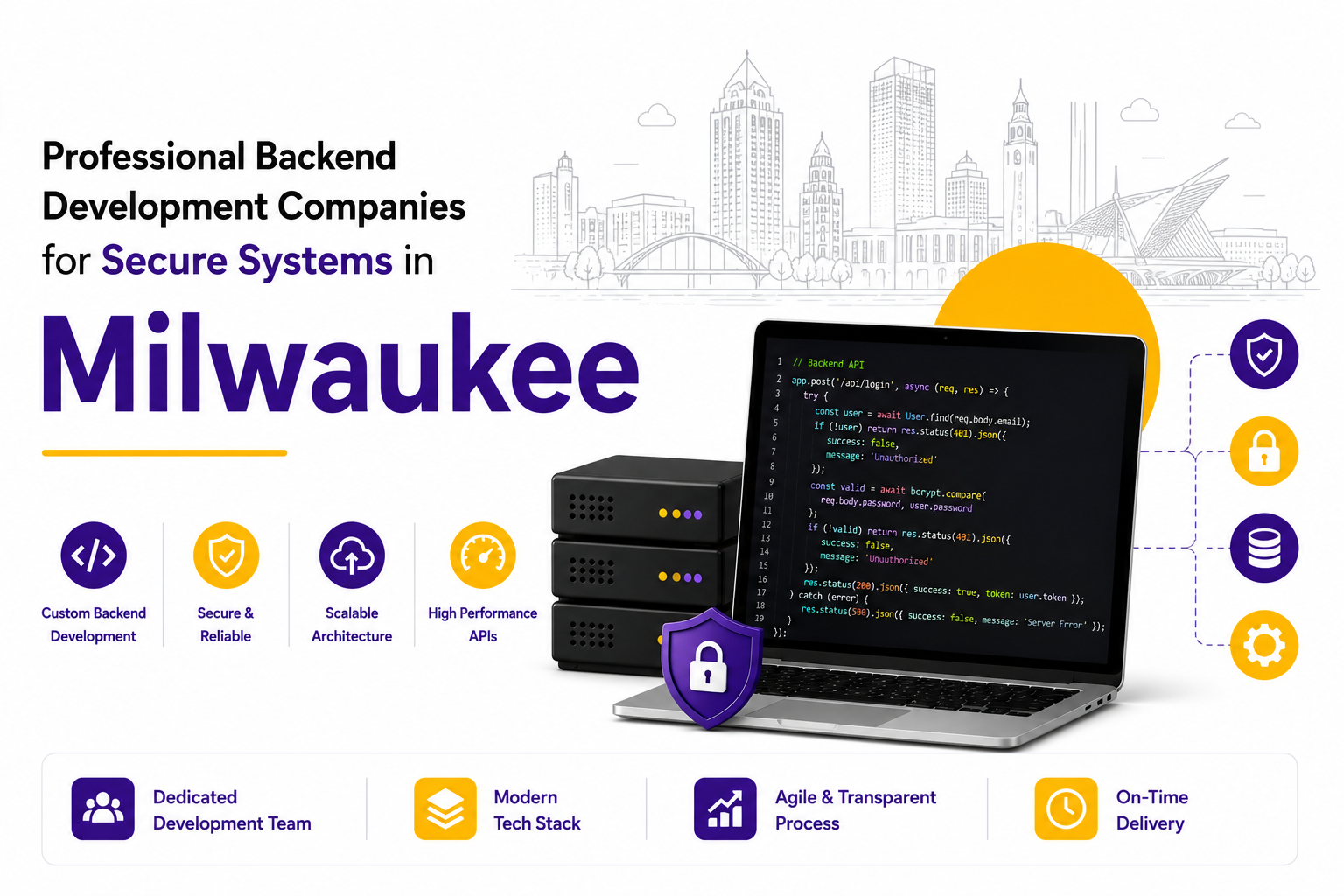 Professional Backend Development Companies for Secure Systems in Milwaukee