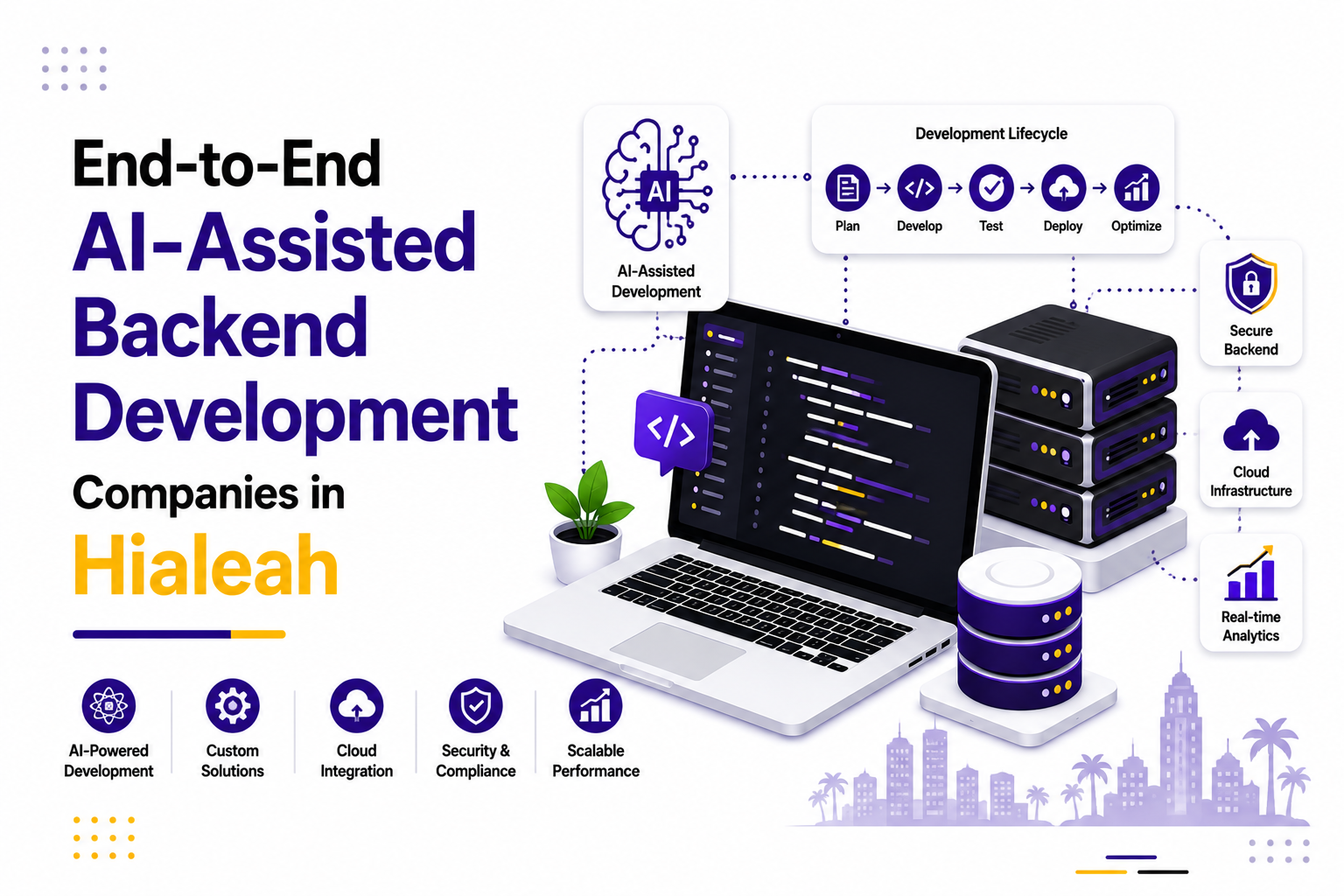End-to-End AI-Assisted Backend Development Companies in Hialeah