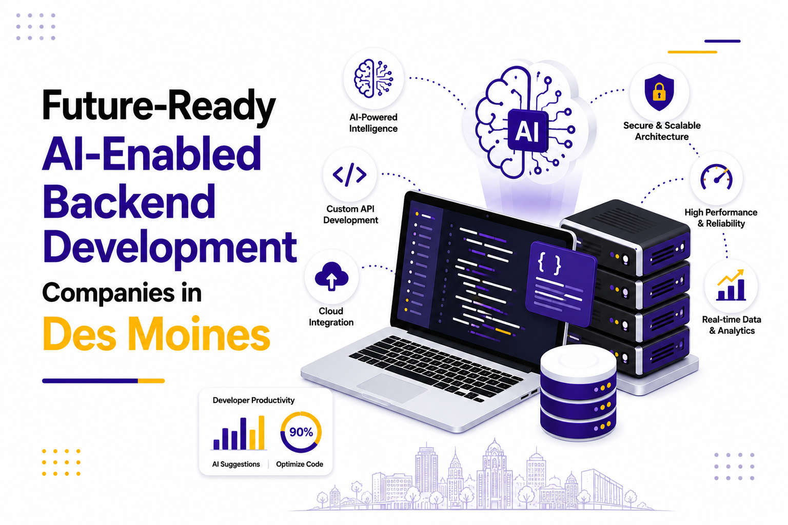 Future-Ready AI-Enabled Backend Development Companies in Des Moines