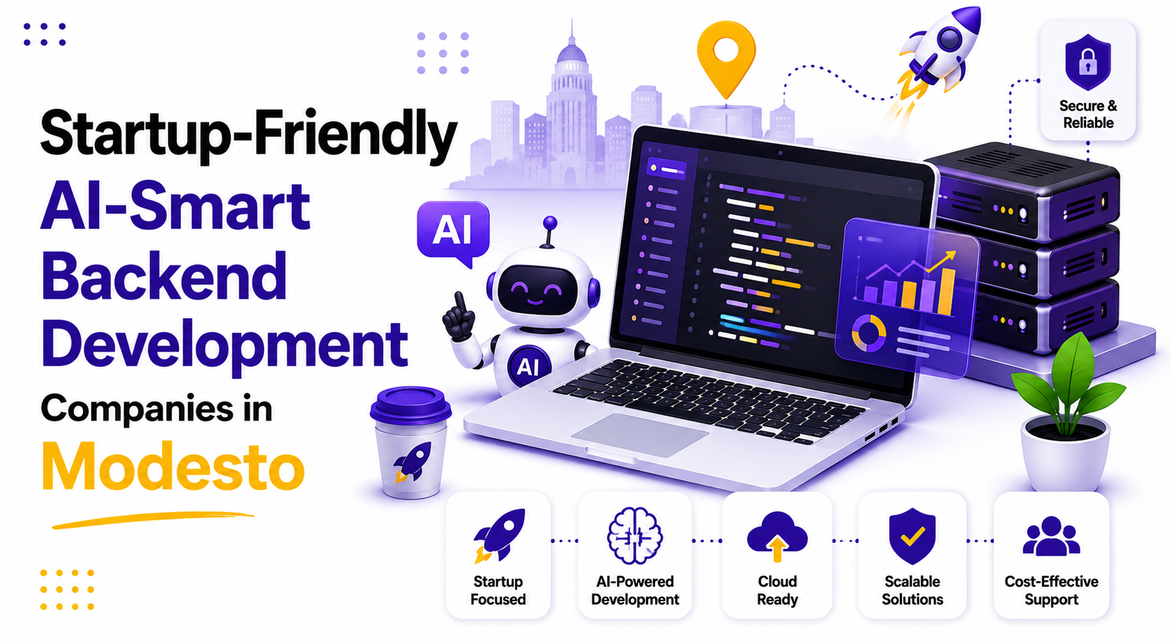 Startup-Friendly AI-Smart Backend Development Companies in Modesto
