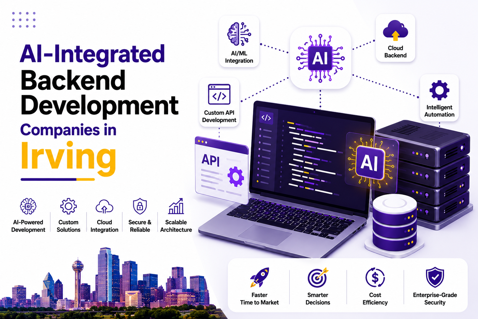 AI-Integrated Backend Development Companies in Irving