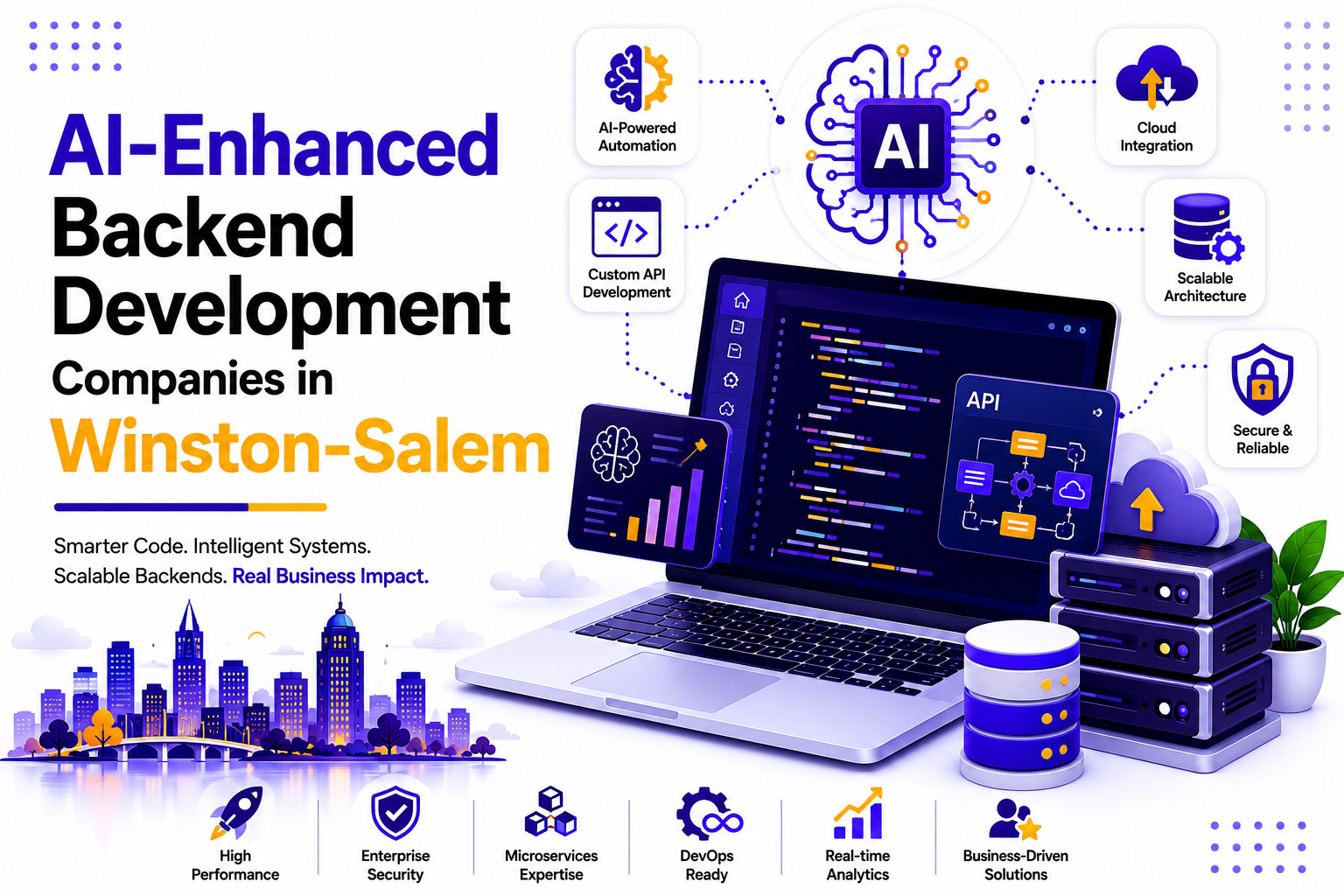 AI-Enhanced Backend Development Companies in Winston-Salem