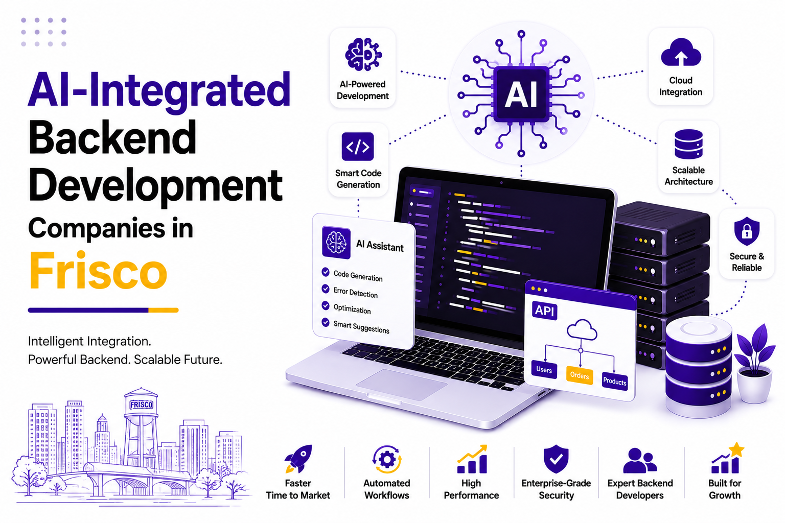 AI-Integrated Backend Development Companies in Frisco