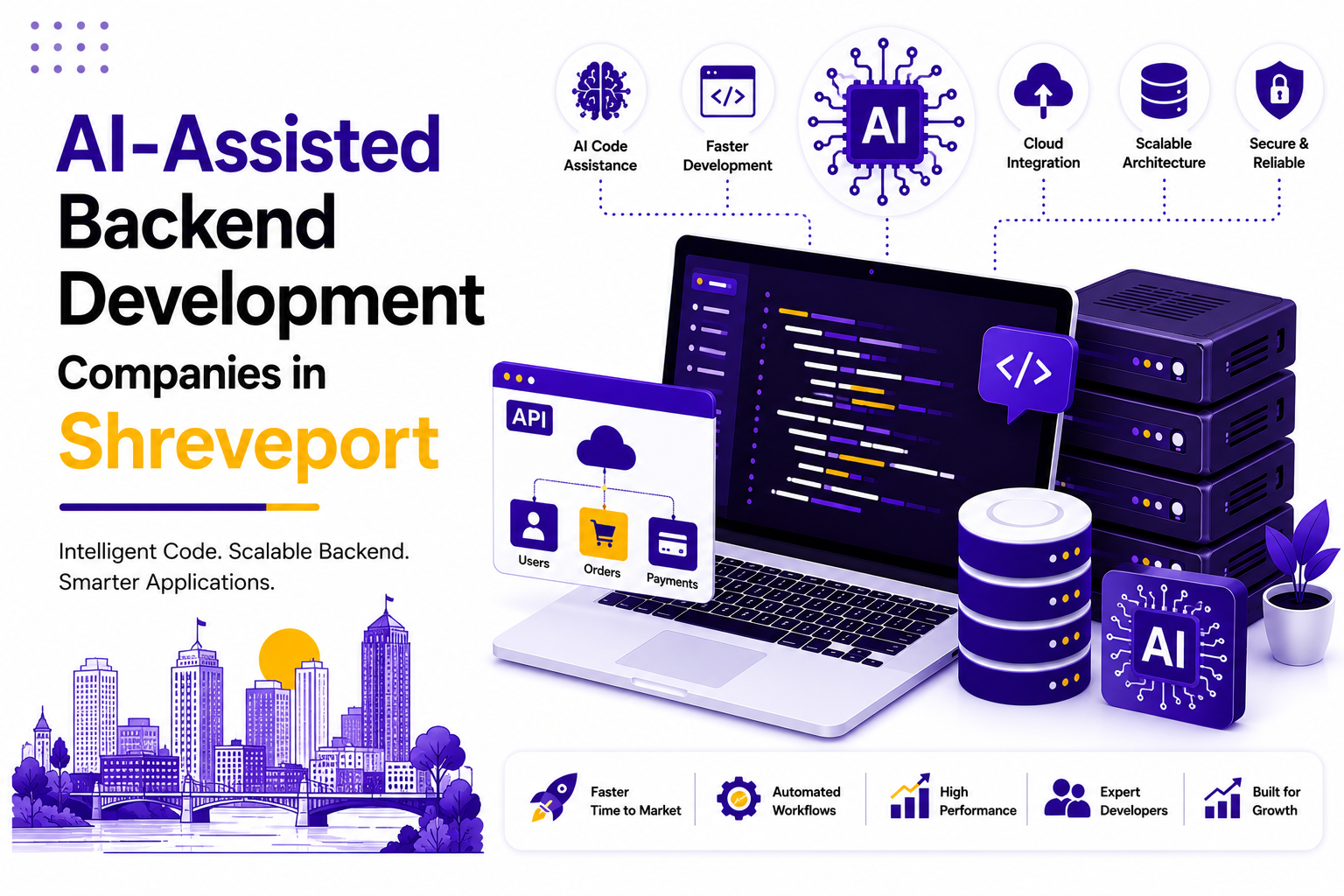 AI-Assisted Backend Development Companies in Shreveport