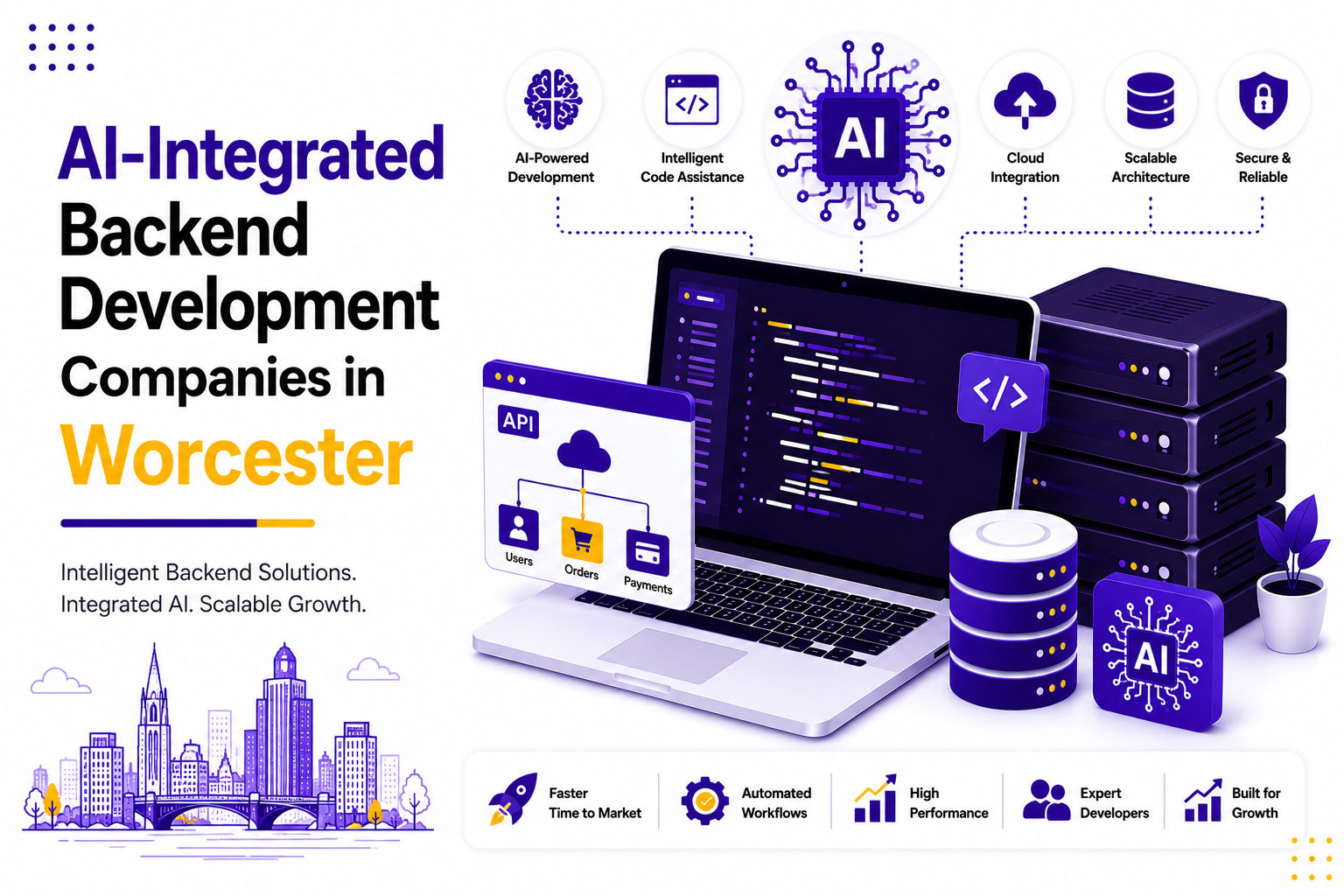 AI-Integrated Backend Development Companies in Worcester