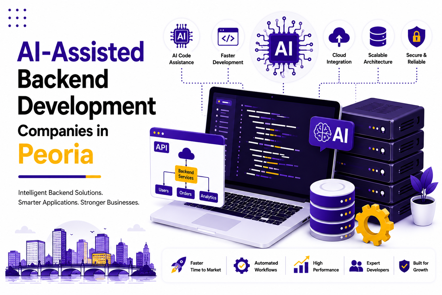 AI-Assisted Backend Development Companies in Peoria
