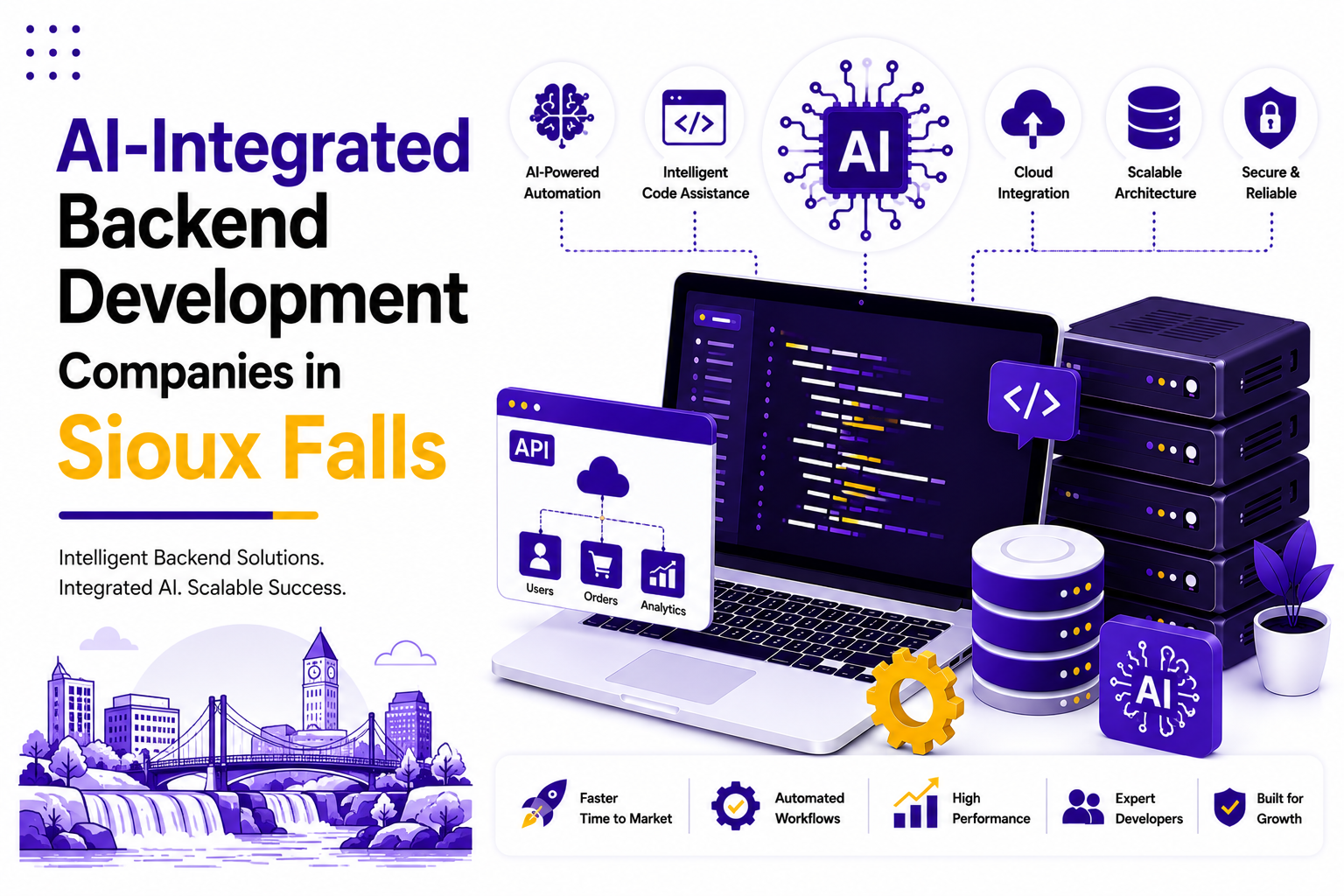 AI-Integrated Backend Development Companies in Sioux Falls
