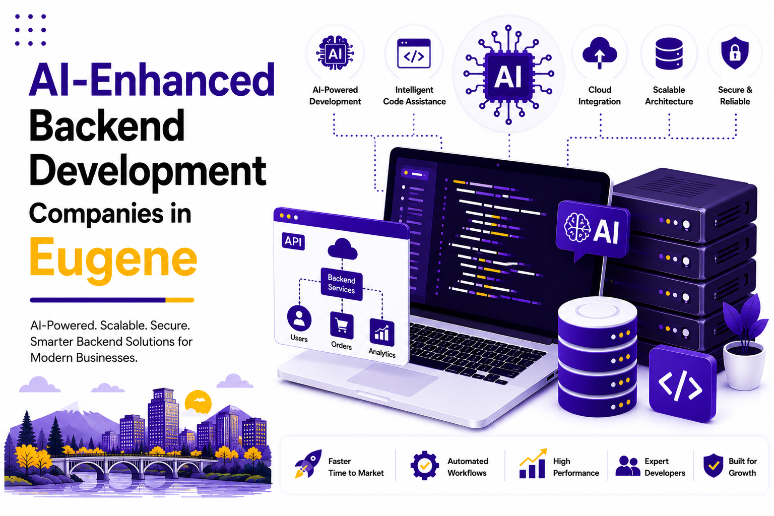 AI-Enhanced Backend Development Companies in Eugene