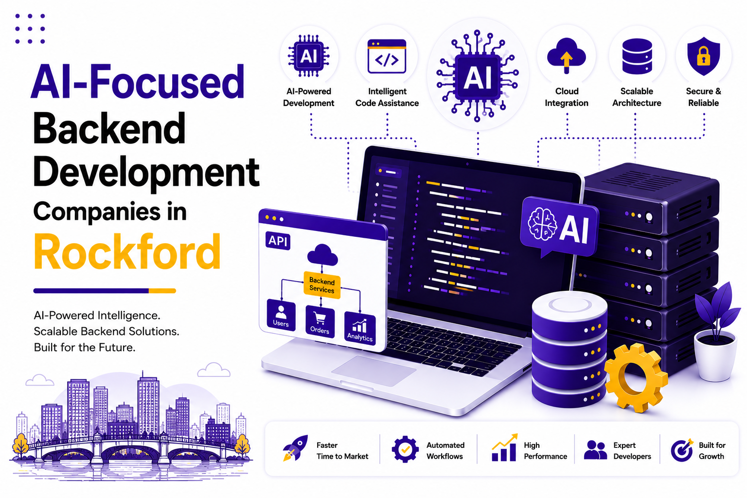 AI-Focused Backend Development Companies in Rockford