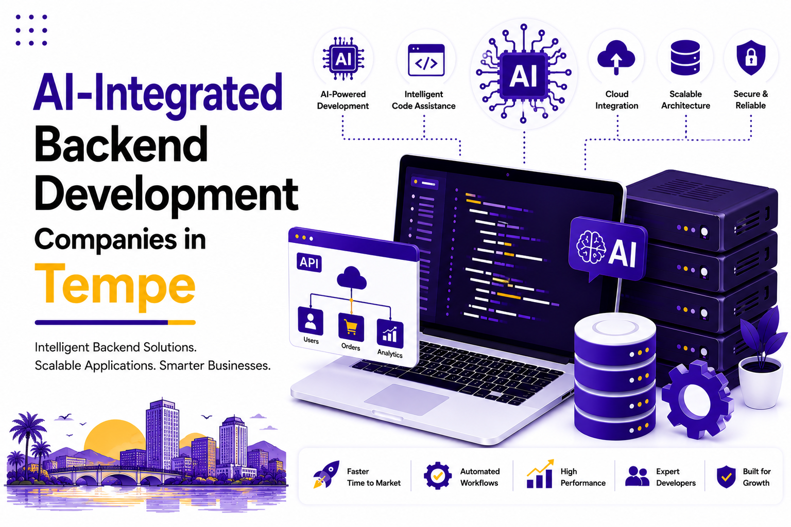 AI-Integrated Backend Development Companies in Tempe
