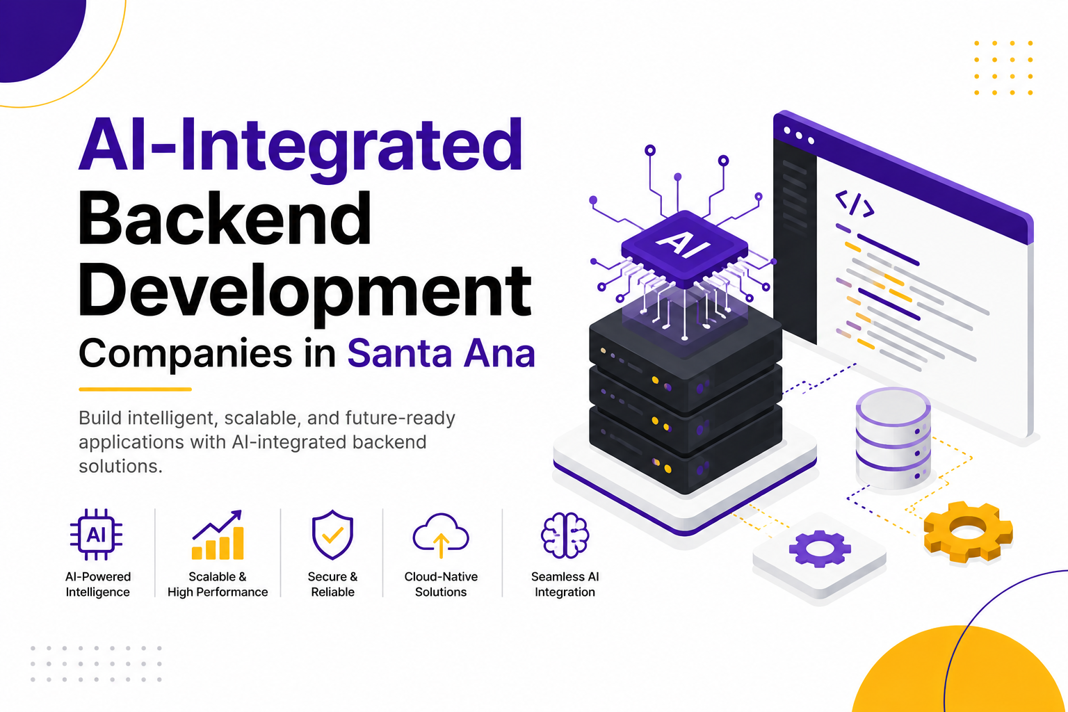 AI-Integrated Backend Development Companies in Santa Ana