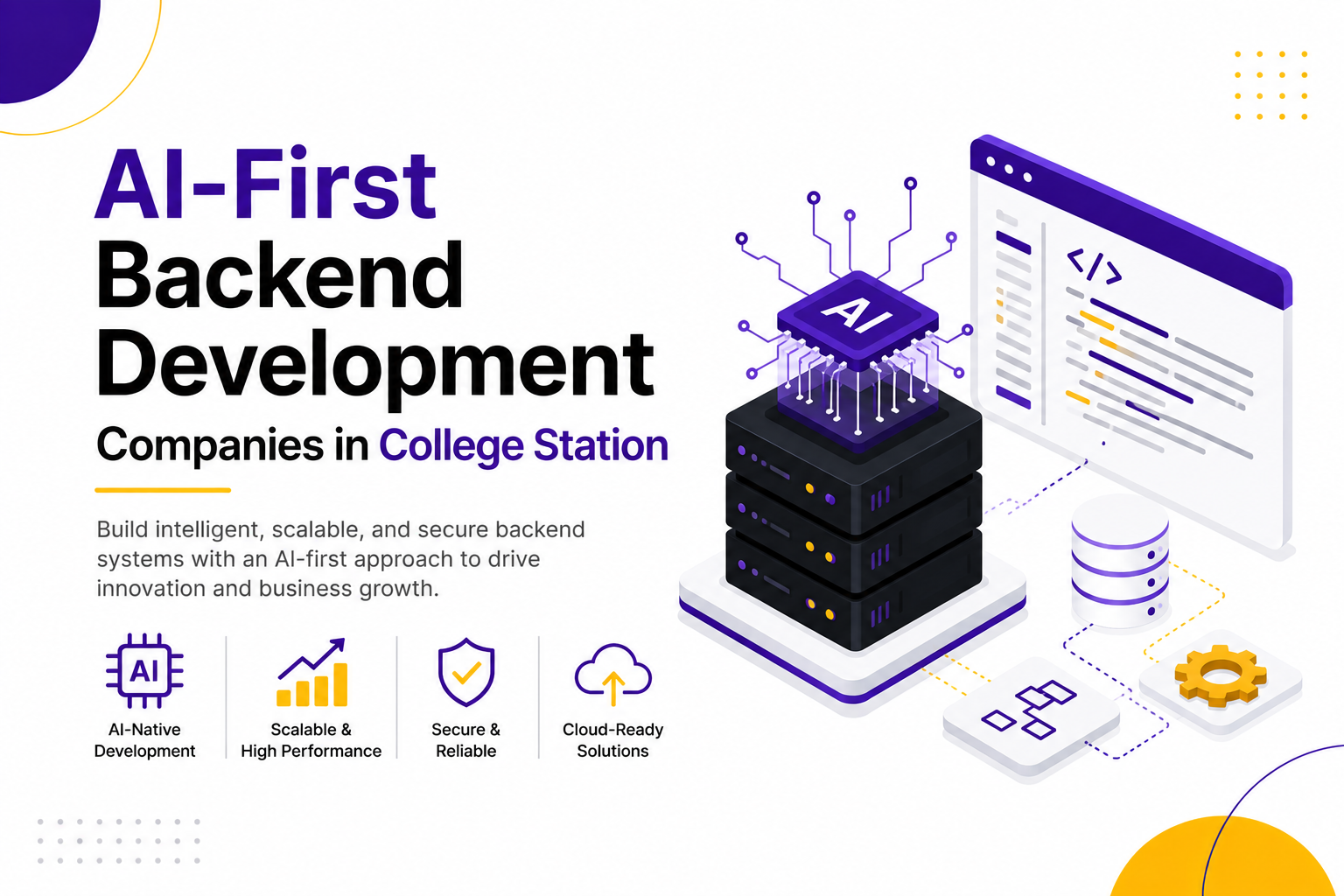 AI-First Backend Development Companies in College Station