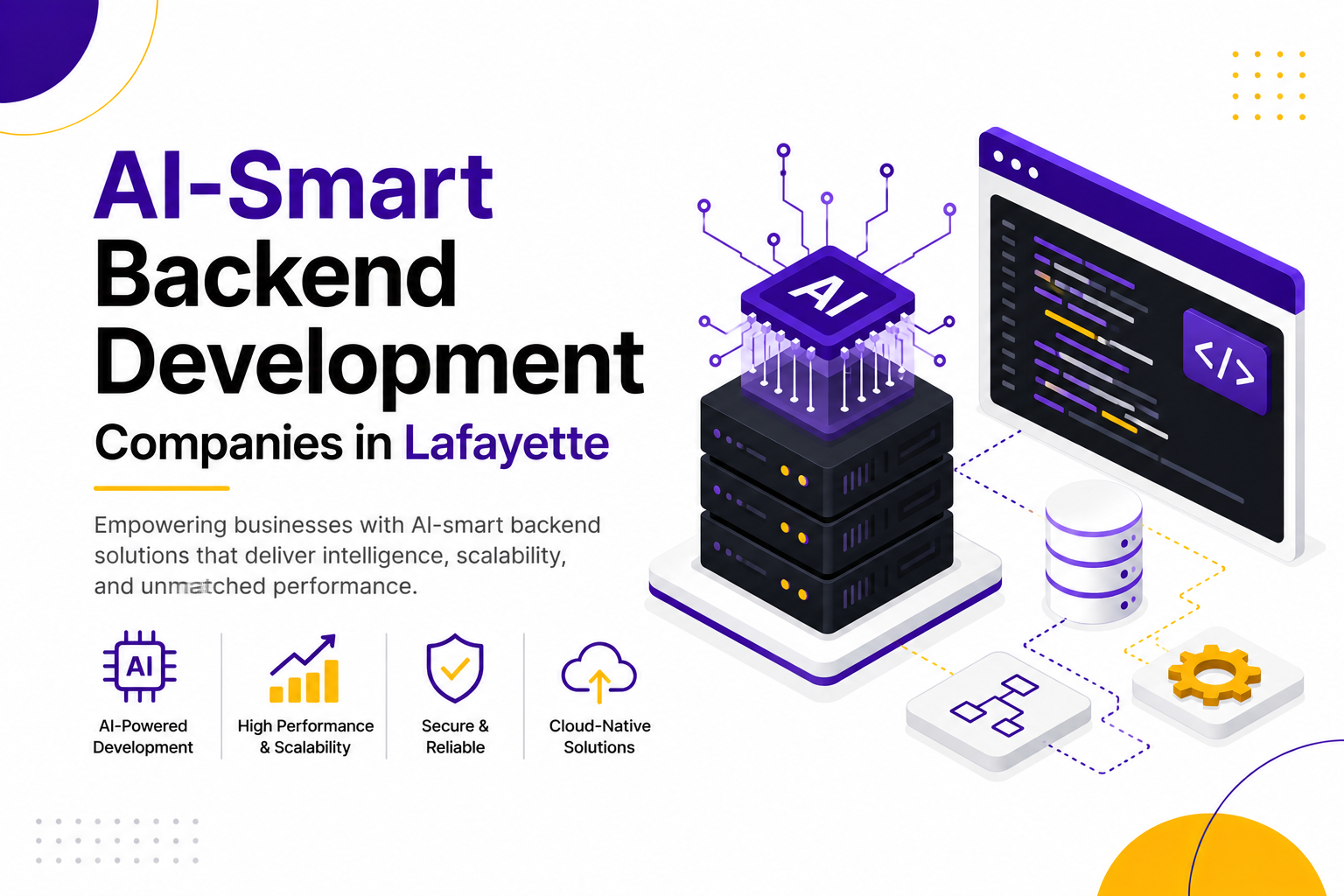 AI-Smart Backend Development Companies in Lafayette