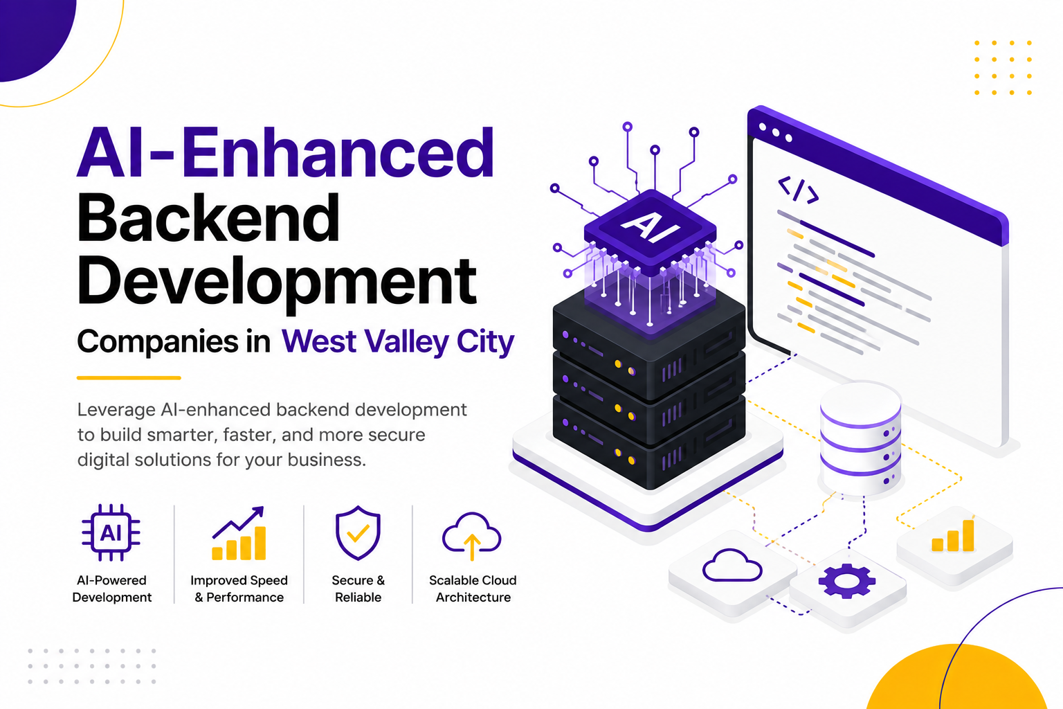 AI-Enhanced Backend Development Companies in West Valley City