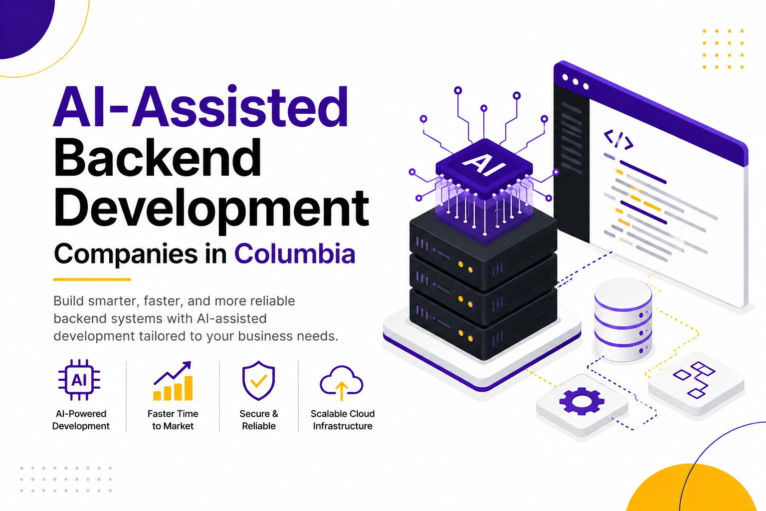 AI-Assisted Backend Development Companies in Columbia
