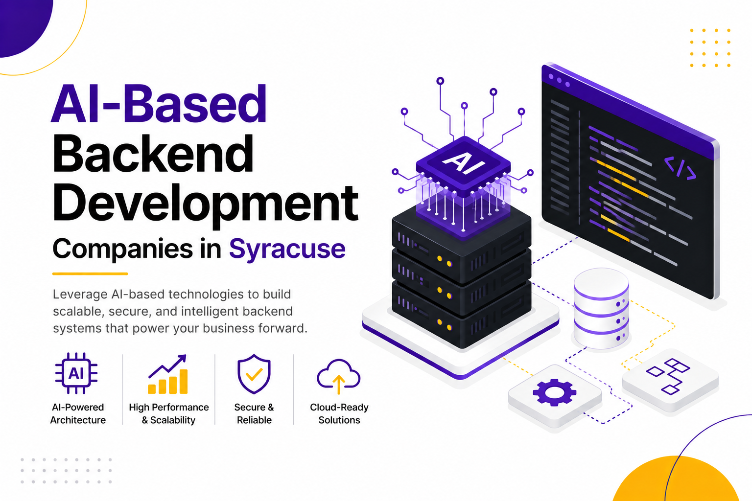 AI-Based Backend Development Companies in Syracuse