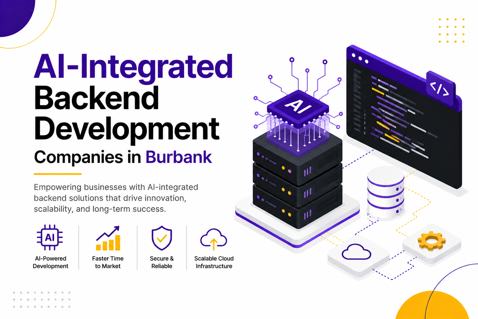 AI-Integrated Backend Development Companies in Burbank