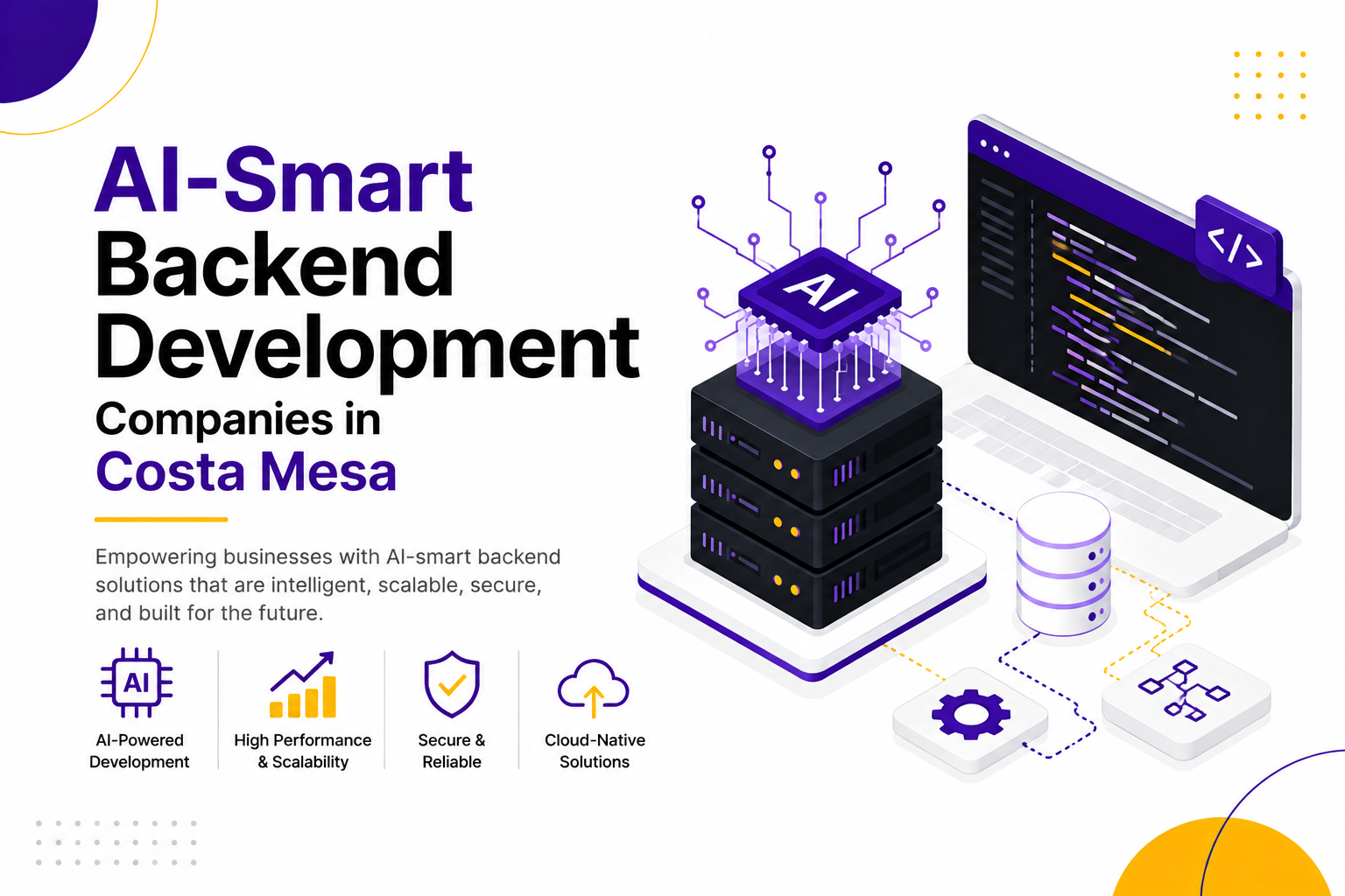 AI-Smart Backend Development Companies in Costa Mesa