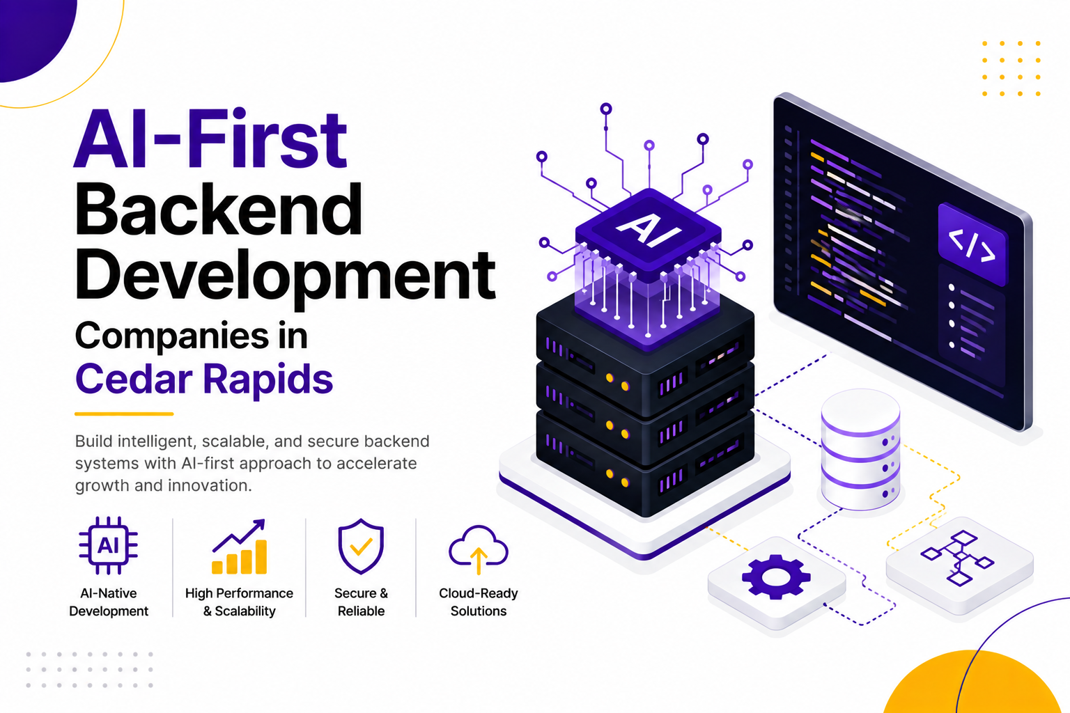 AI-First Backend Development Companies in Cedar Rapids