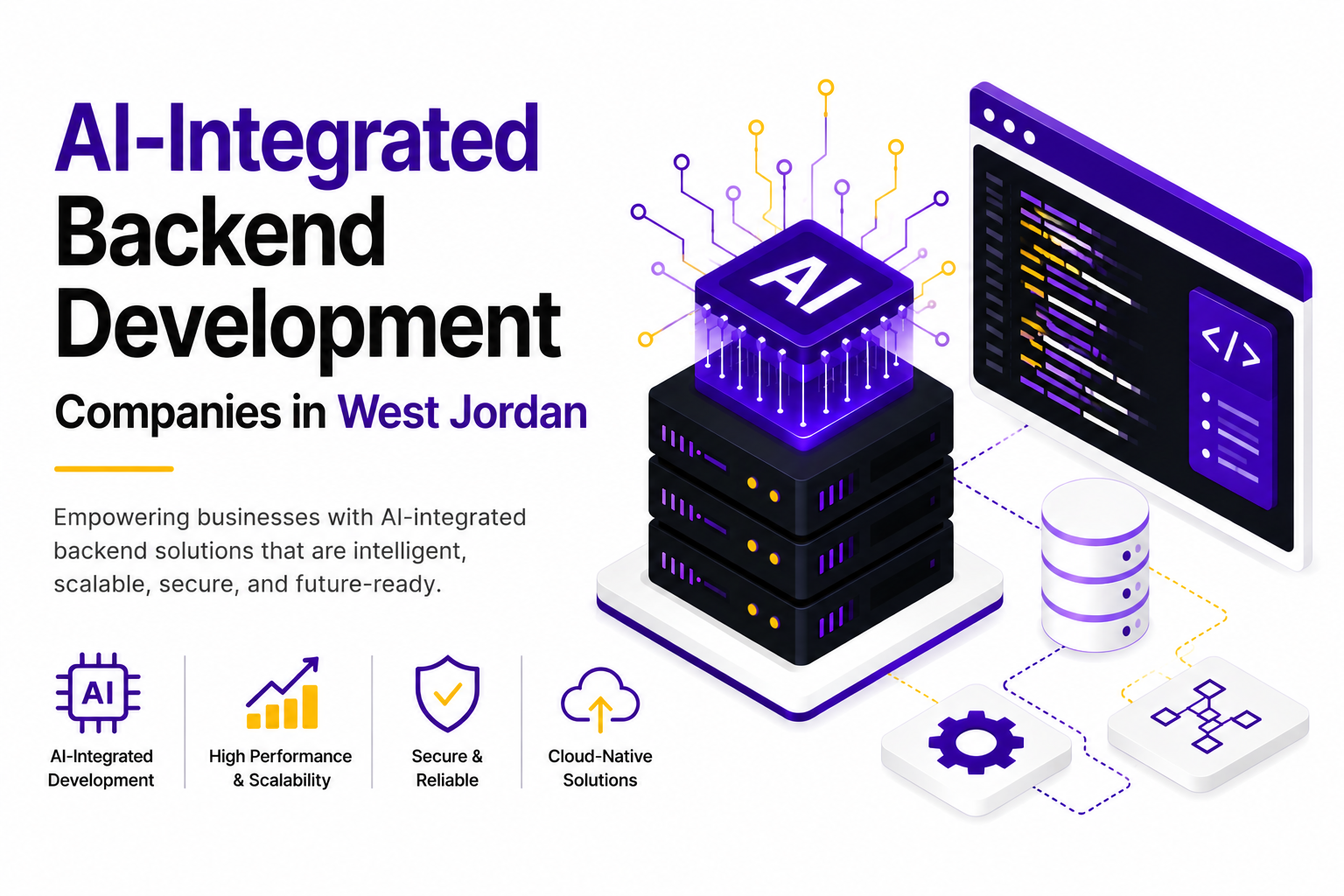 AI-Integrated Backend Development Companies in West Jordan