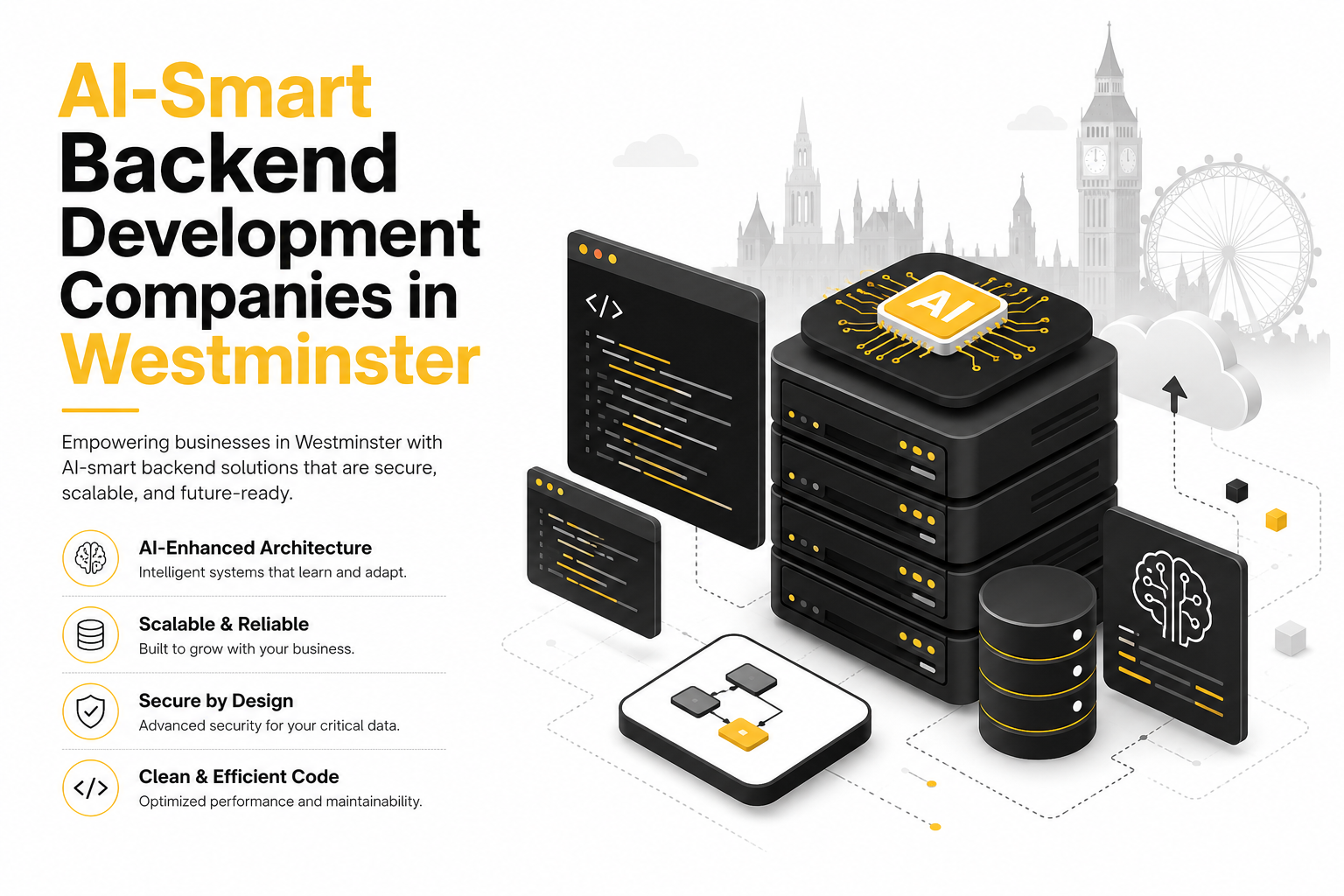 AI-Smart Backend Development Companies in Westminster