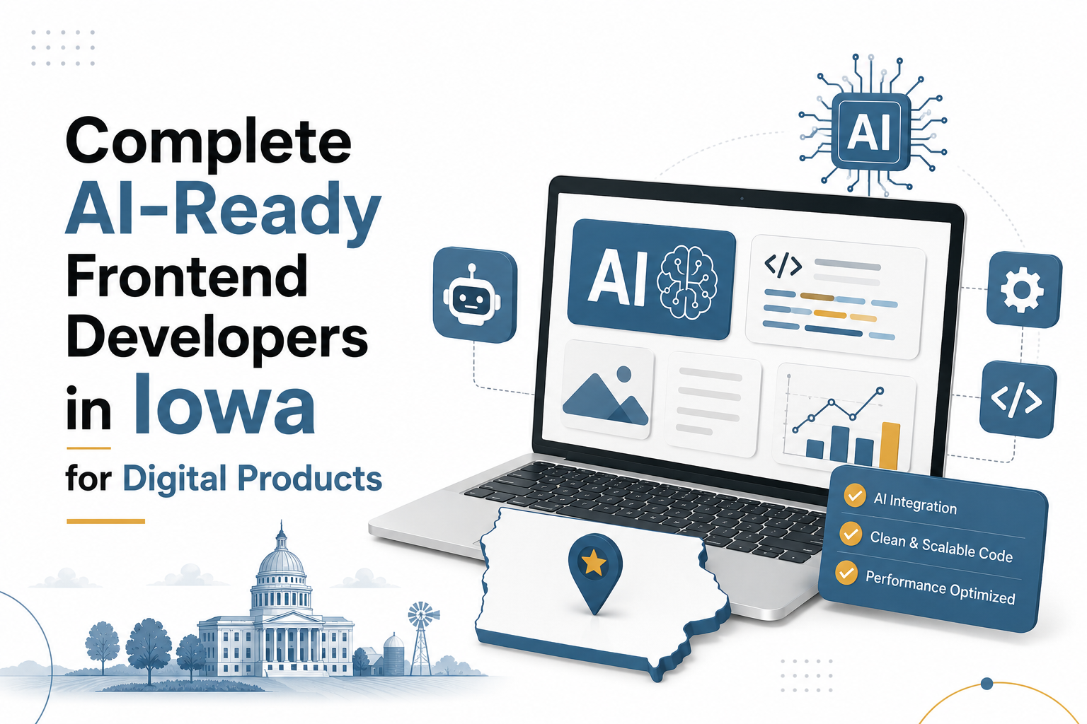 Complete AI-Ready Frontend Developers in Iowa for Digital Products