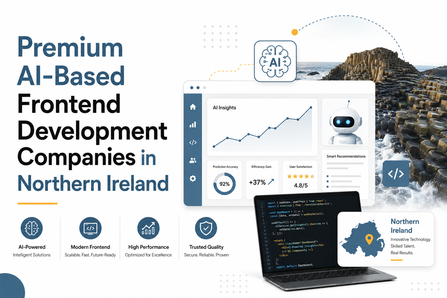 Premium AI-Based Frontend Development Companies in Northern Ireland
