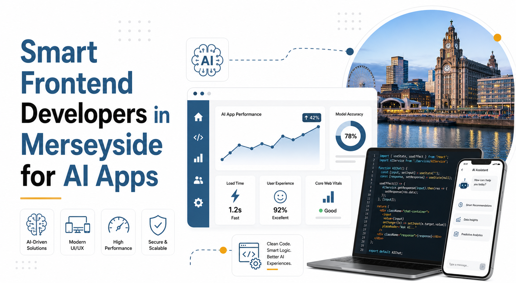 Smart Frontend Developers in Merseyside for AI Apps