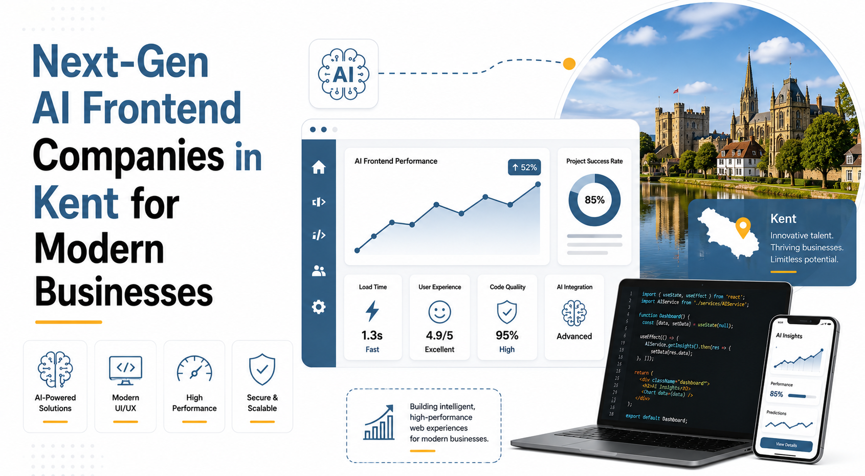Next-Gen AI Frontend Companies in Kent for Modern Businesses