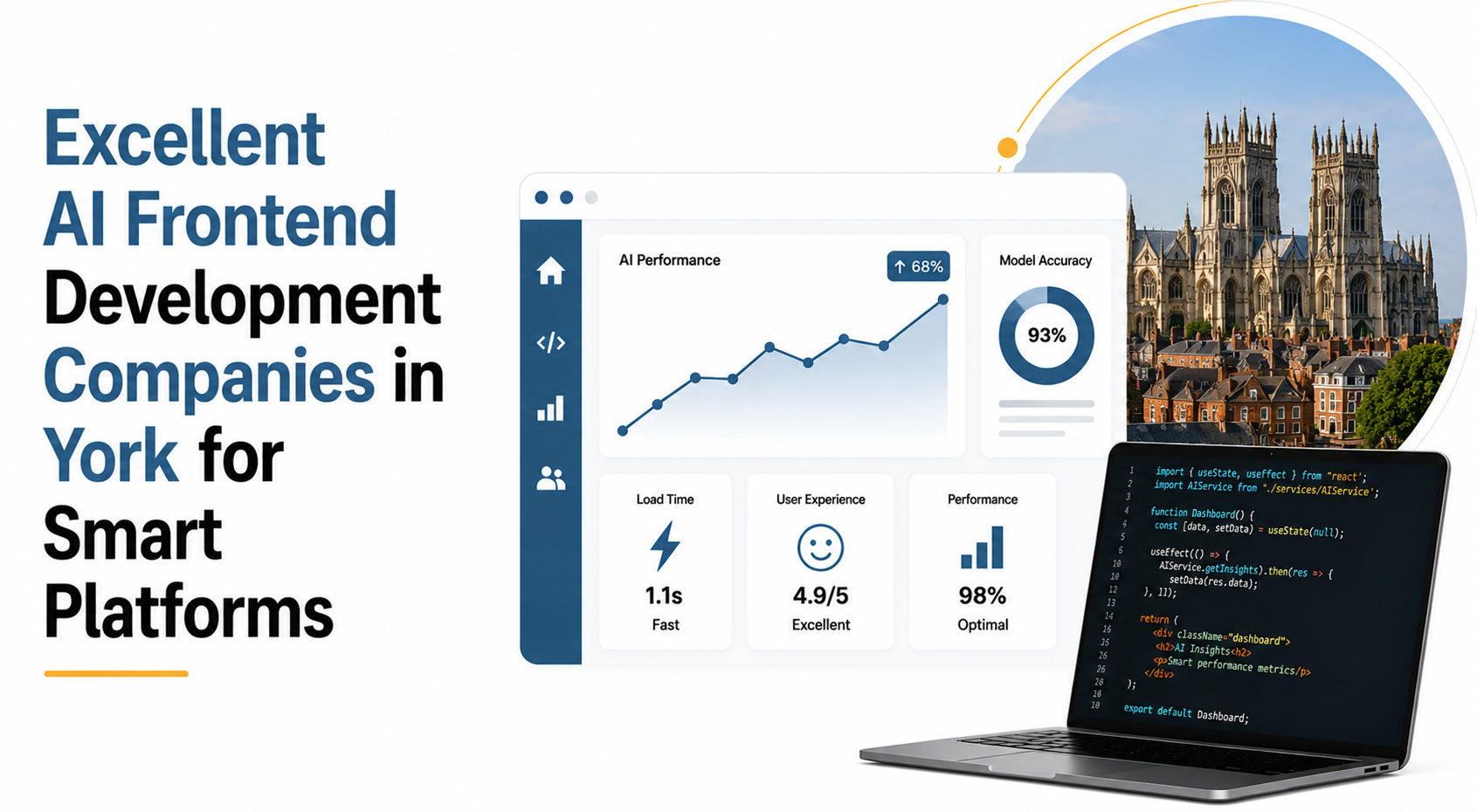 Excellent AI Frontend Development Companies in York for Smart Platforms