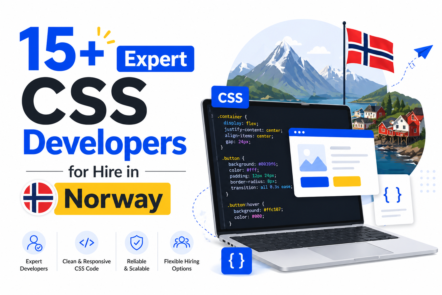15+ Expert CSS Developers for Hire in Norway