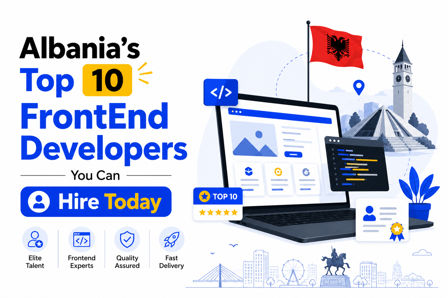 Albania’s Top 10 FrontEnd Developers You Can Hire Today