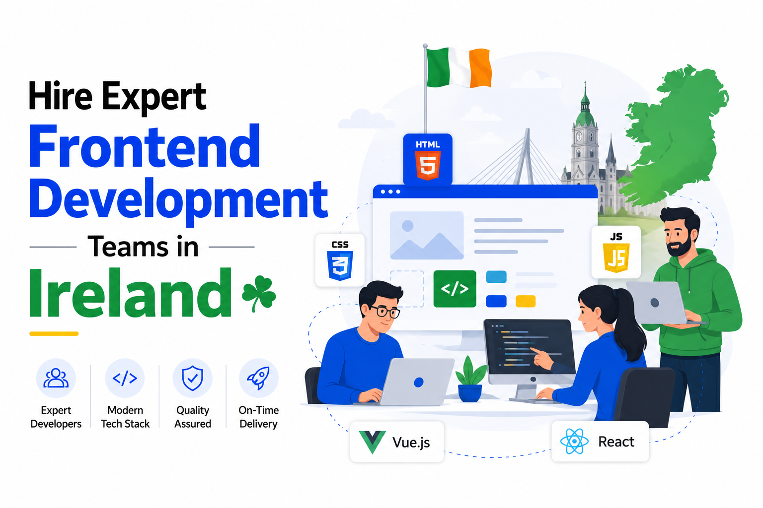 Hire Frontend Development Teams in Ireland 