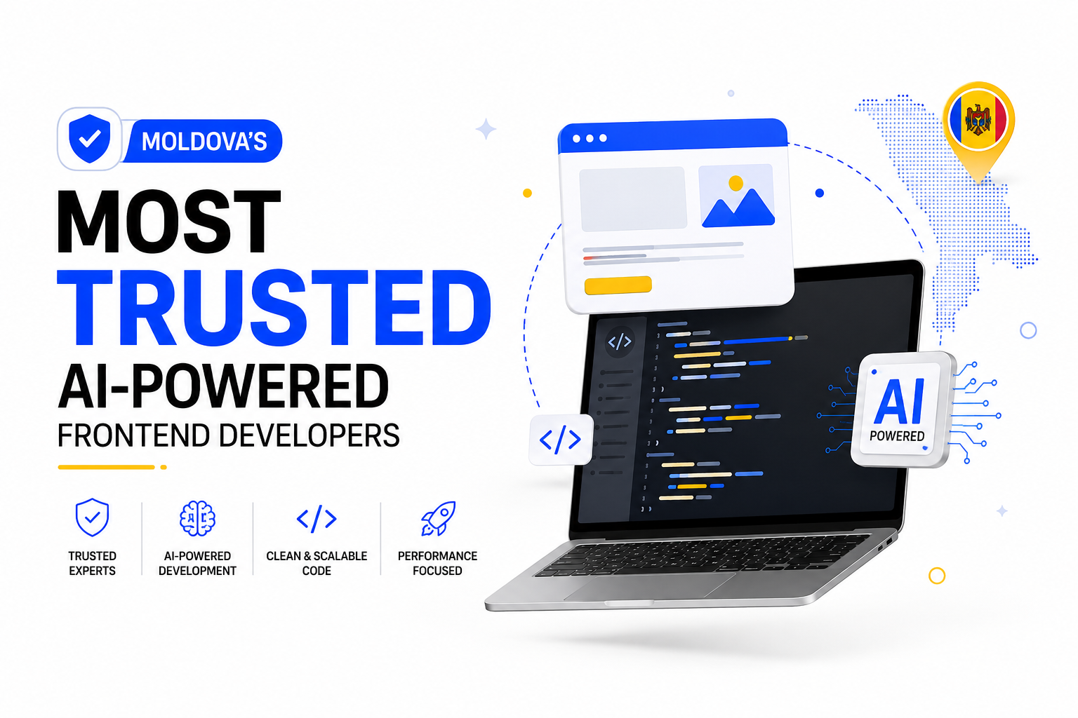Moldova’s Most Trusted AI-Powered FrontEnd Developers