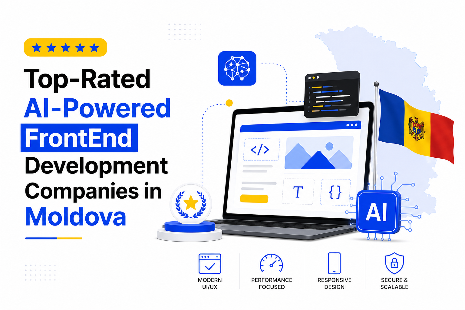 Top Rated AI Powered FrontEnd Development Companies in Moldova