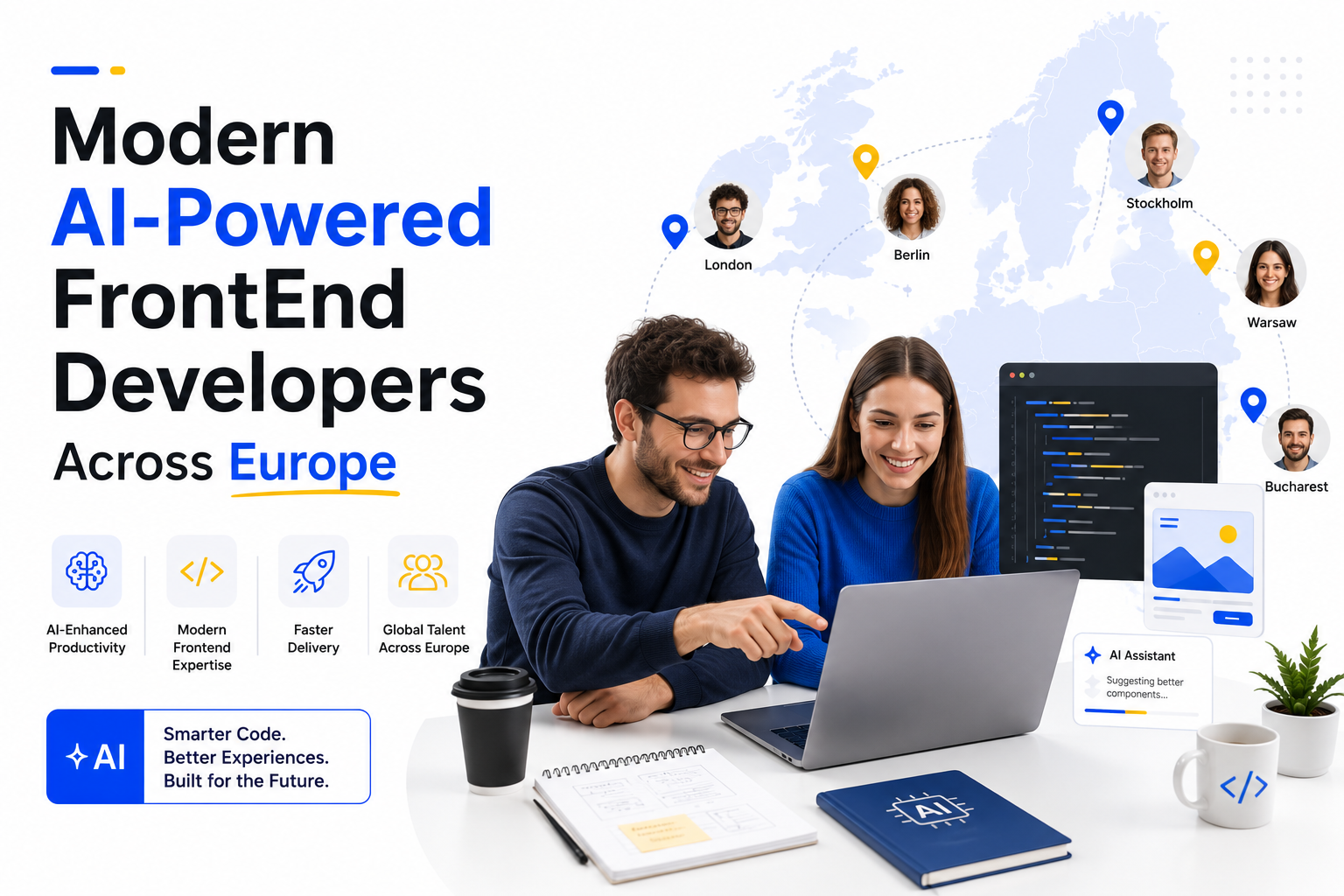 Modern AI-Powered FrontEnd Developers Across Europe
