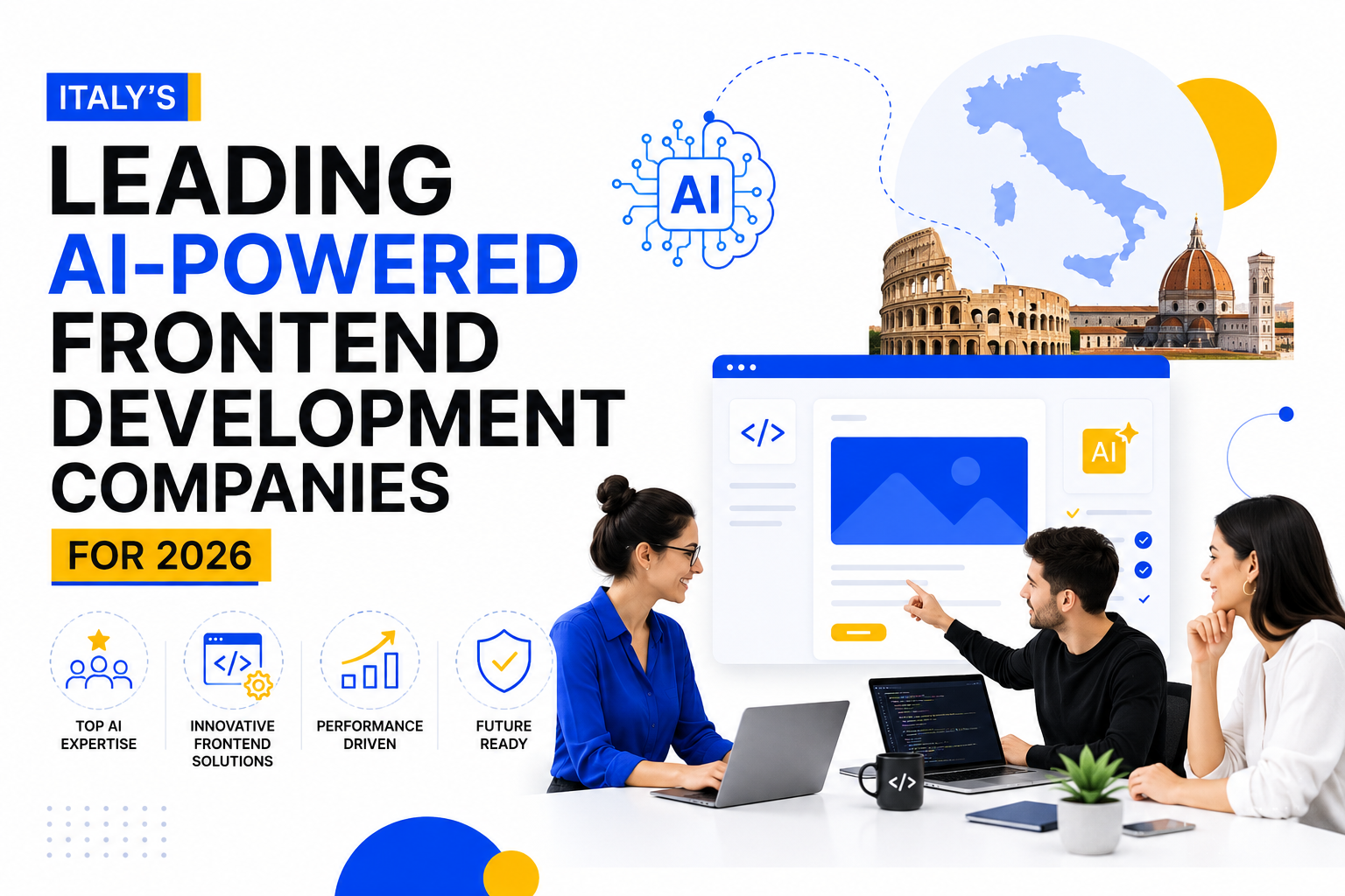 Italy’s Leading AI-Powered FrontEnd Development Companies for 2026