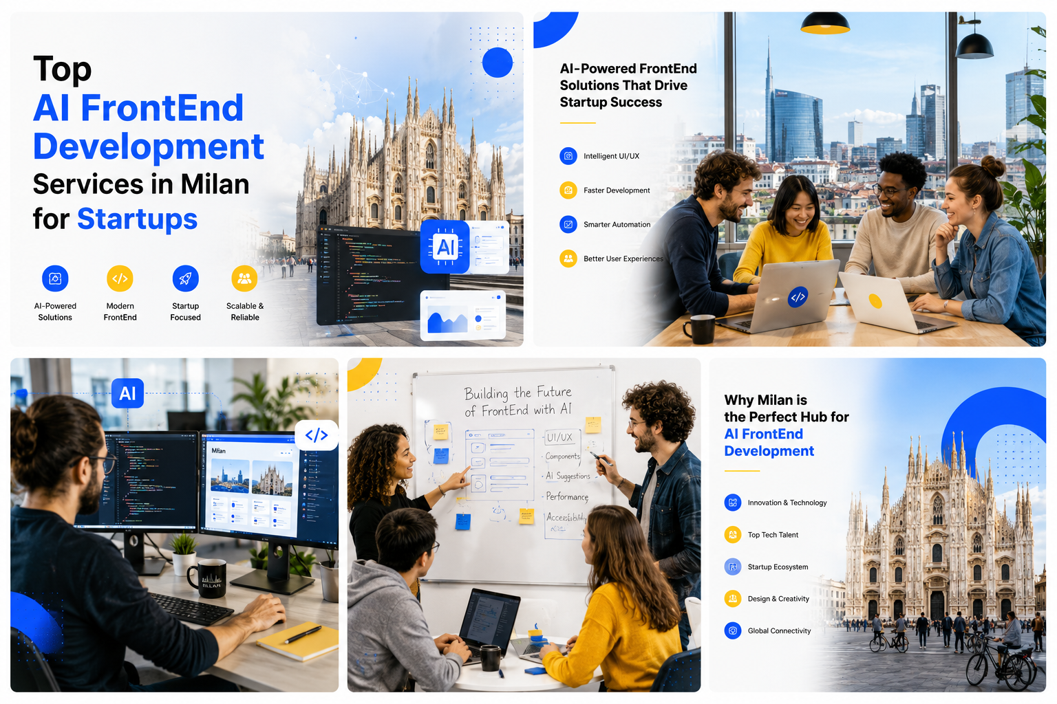 Top AI FrontEnd Development Services in Milan for Startups