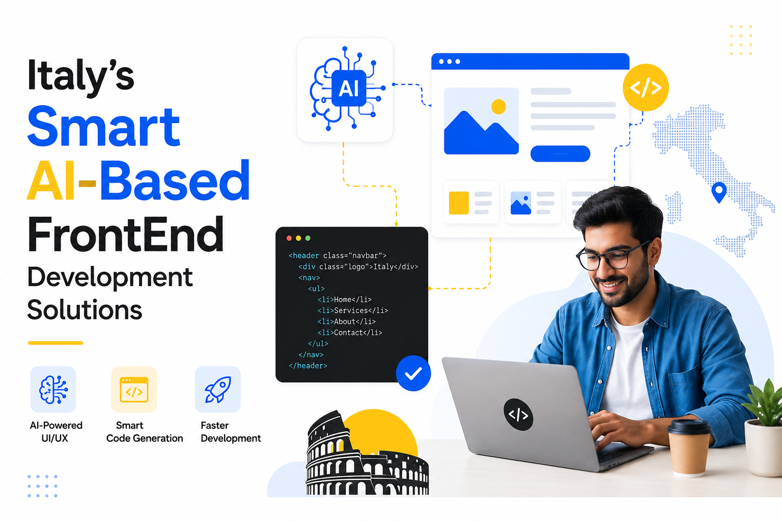 Italy’s Smart AI-Based FrontEnd Development Solutions 